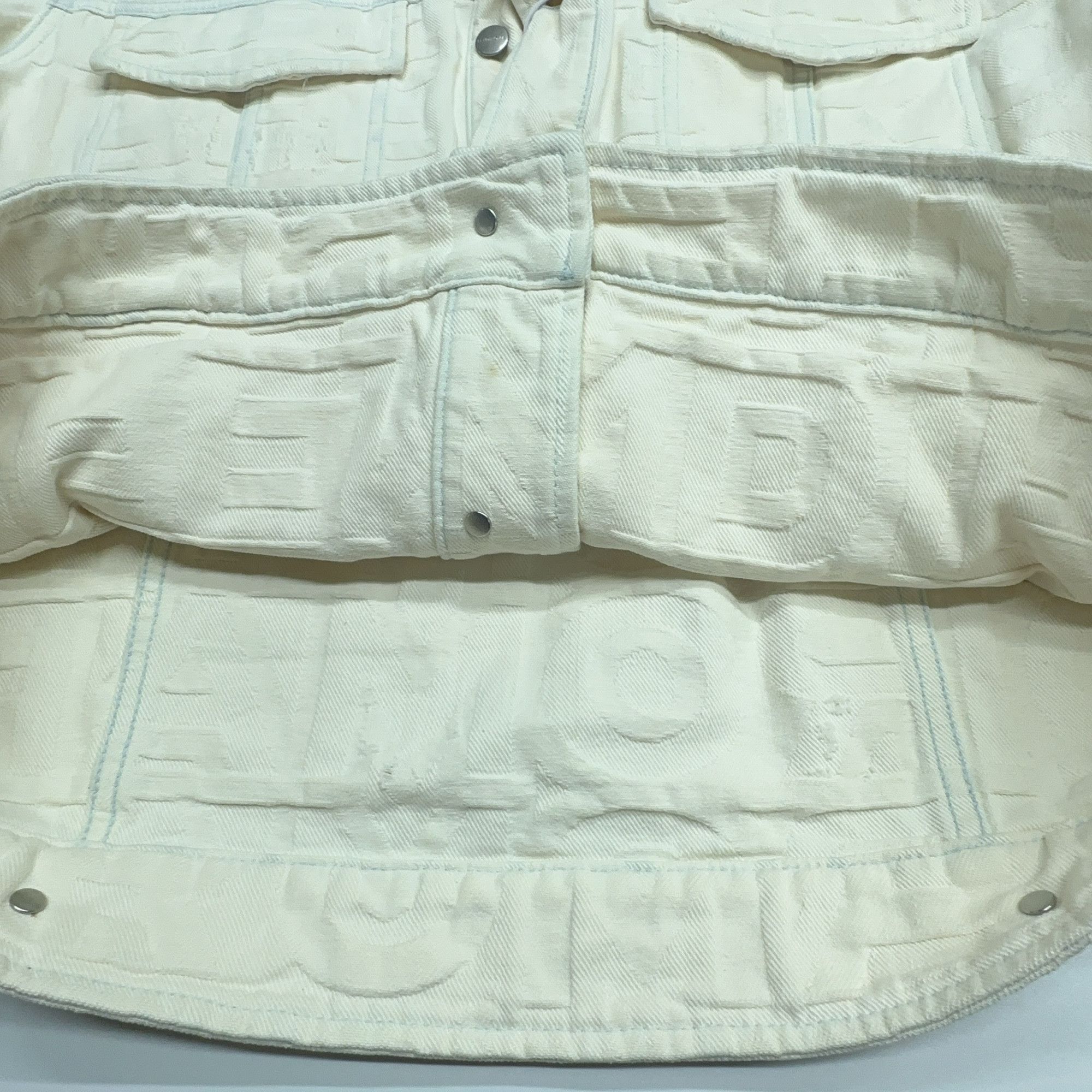 Fendi Fendi x Marc Jacobs Logo Denim Jacket Size 48 Size US M / EU 48-50 / 2 - 7 Thumbnail