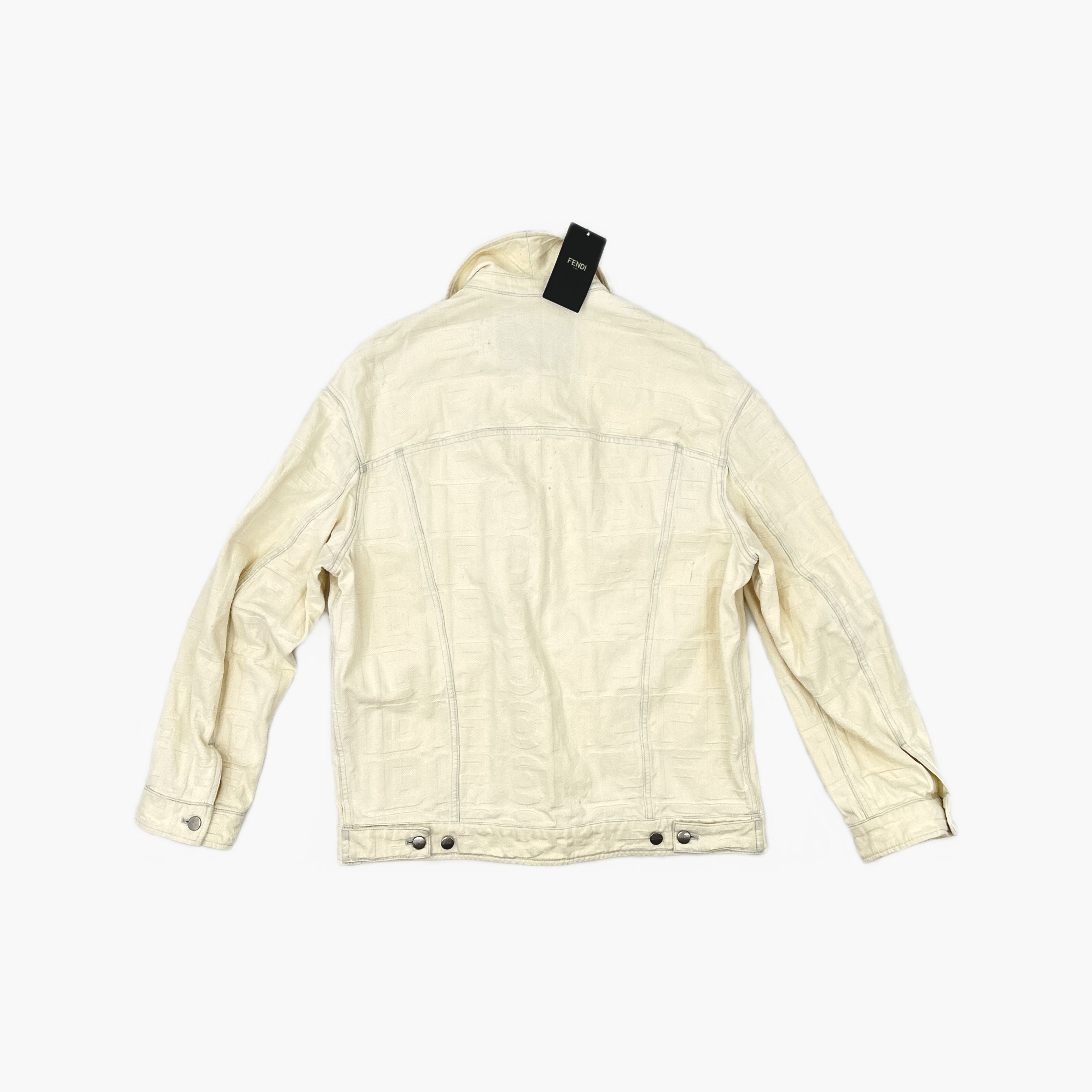 Fendi Fendi x Marc Jacobs Logo Denim Jacket Size 48 Size US M / EU 48-50 / 2 - 2 Thumbnail