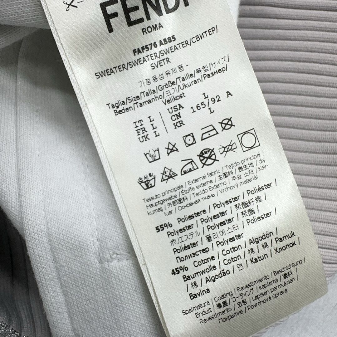Fendi Fendi Metallic Logo Track Jacket Size L Size US L / EU 52-54 / 3 - 5 Thumbnail
