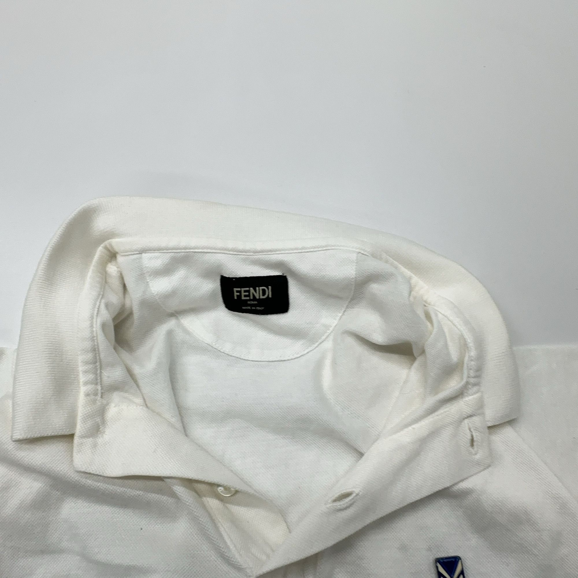 Fendi Fendi Logo Patch Polo Shirt Size 48 Size US M / EU 48-50 / 2 - 7 Thumbnail