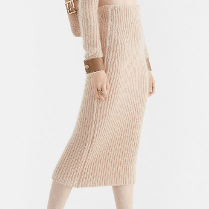 Fendi Fendi Mohair Blend Midi Skirt Size IT 36 Size 25" / US 0 / IT 36 - 8 Thumbnail