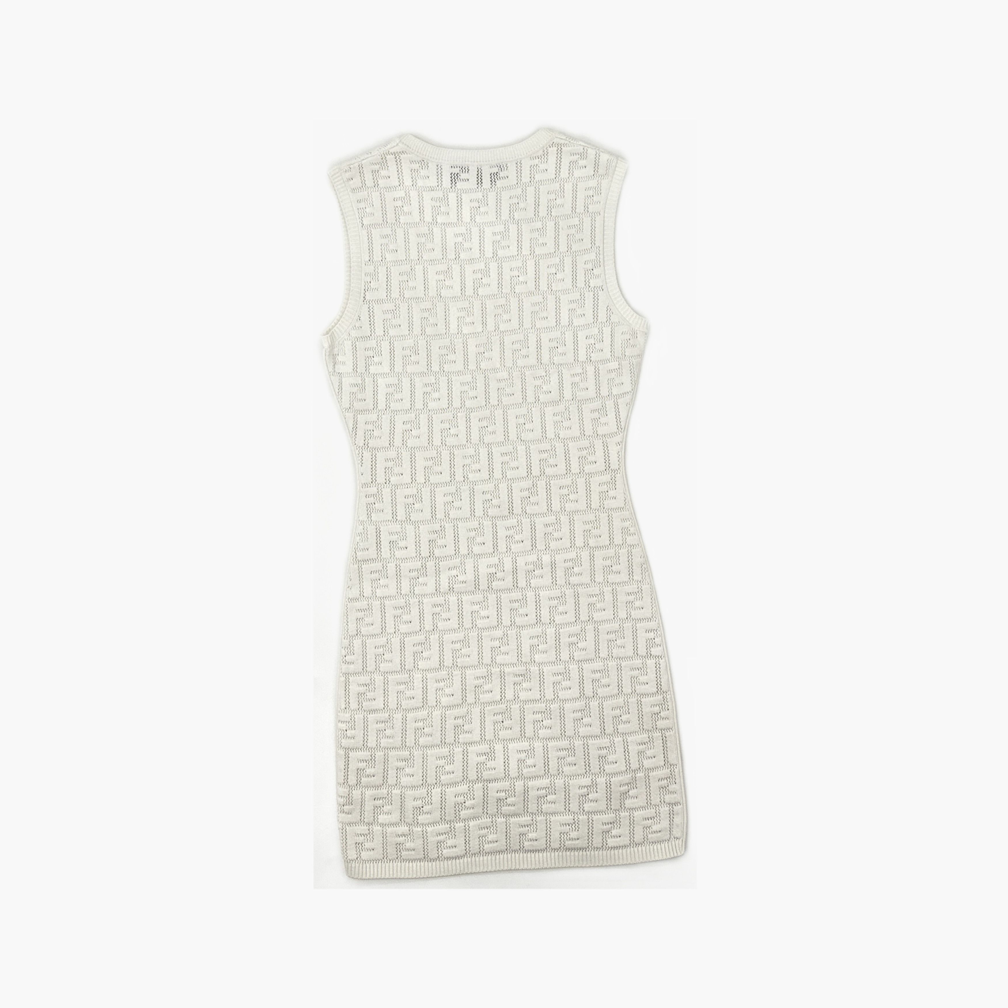 Fendi Fendi FF Jacquard Knit Mini Dress Size IT 36 Size XS / US 0-2 / IT 36-38 - 2 Thumbnail