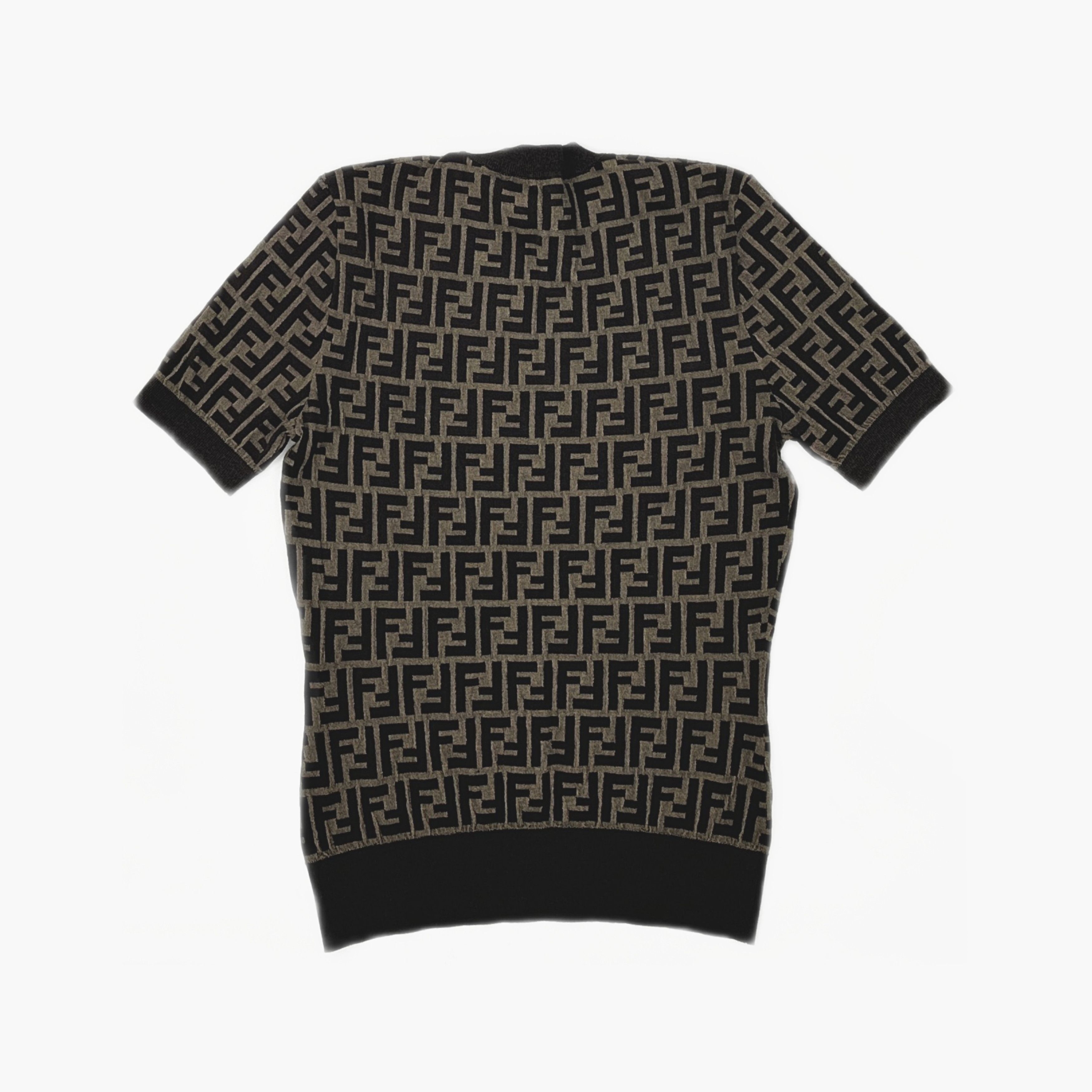 Fendi Fendi FF Logo Knit Short Sleeve Sweater Size 40 Size S / US 4 / IT 40 - 2 Thumbnail