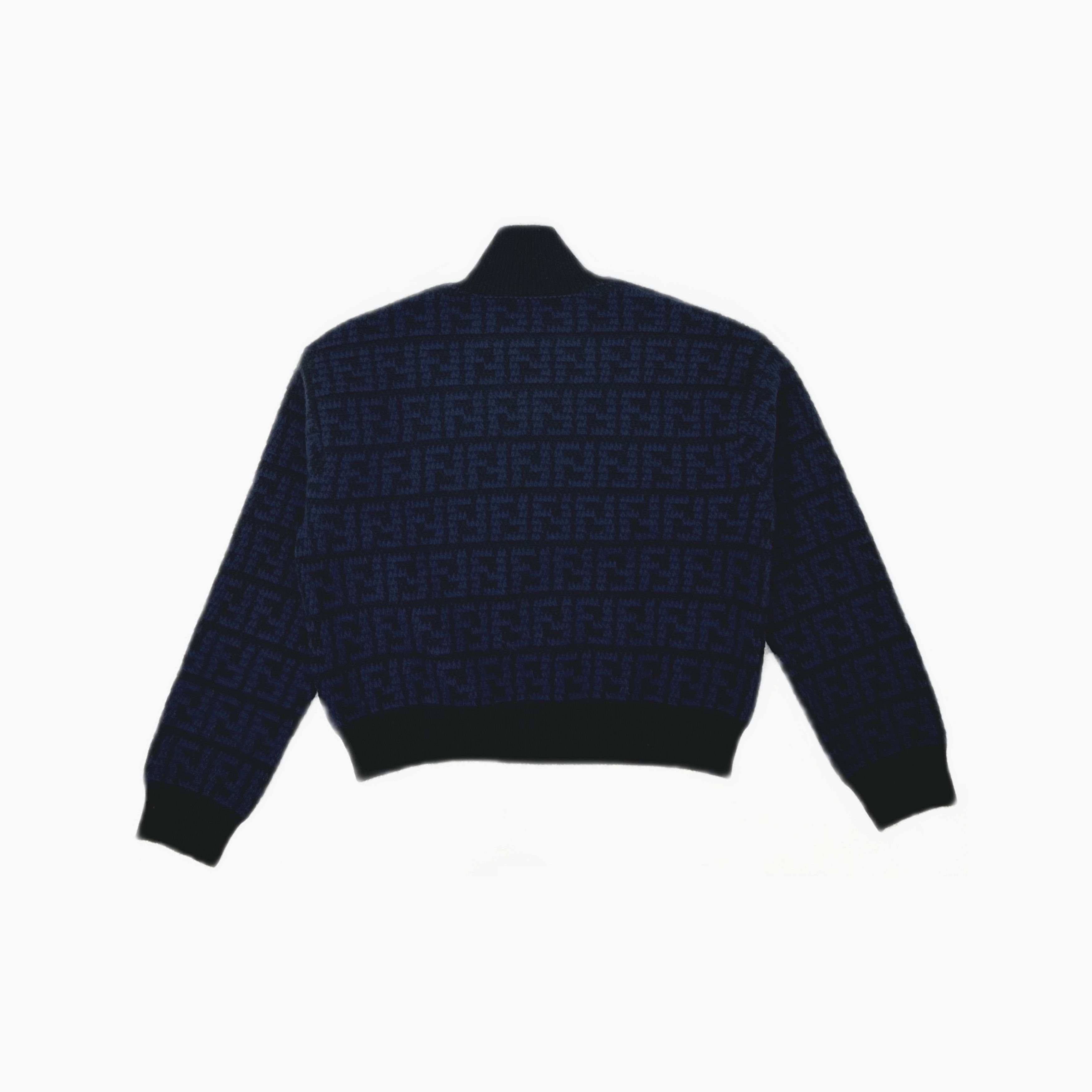 Fendi Fendi FF Logo Jacquard Sweater Size 38 Size XS / US 0-2 / IT 36-38 - 2 Thumbnail