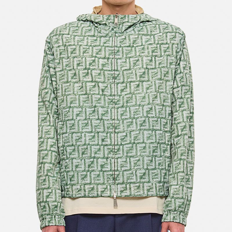 Fendi Fendi Reversible FF Logo Windbreaker Size 50 Size US M / EU 48-50 / 2 - 9 Thumbnail
