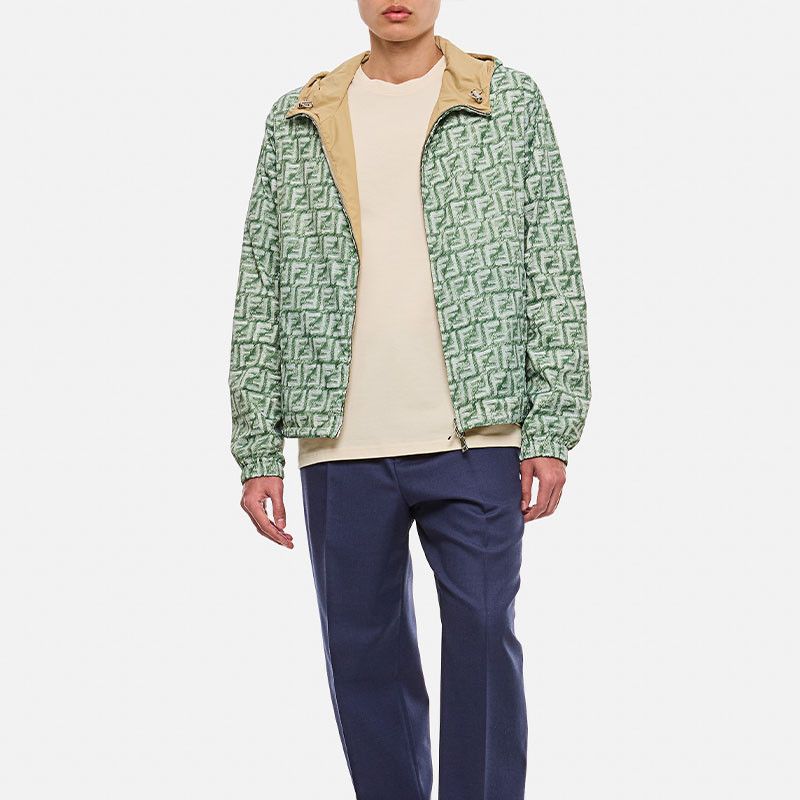 Fendi Fendi Reversible FF Logo Windbreaker Size 50 Size US M / EU 48-50 / 2 - 10 Thumbnail