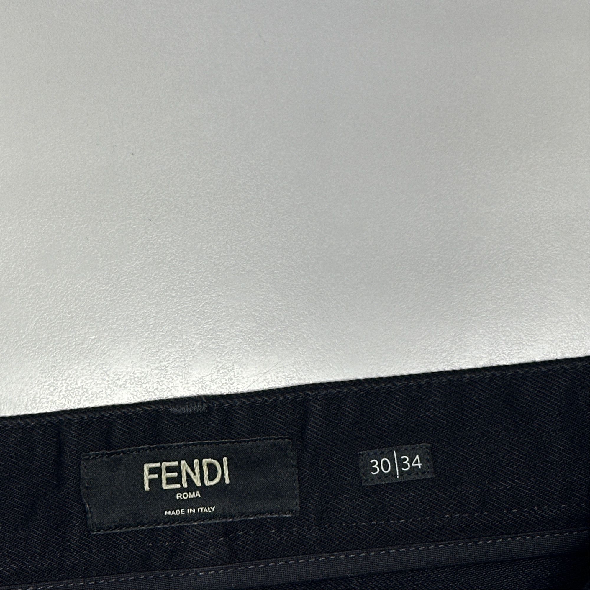 Fendi Fendi Black Denim Jeans Size 30 Size US 30 / EU 46 - 2 Thumbnail