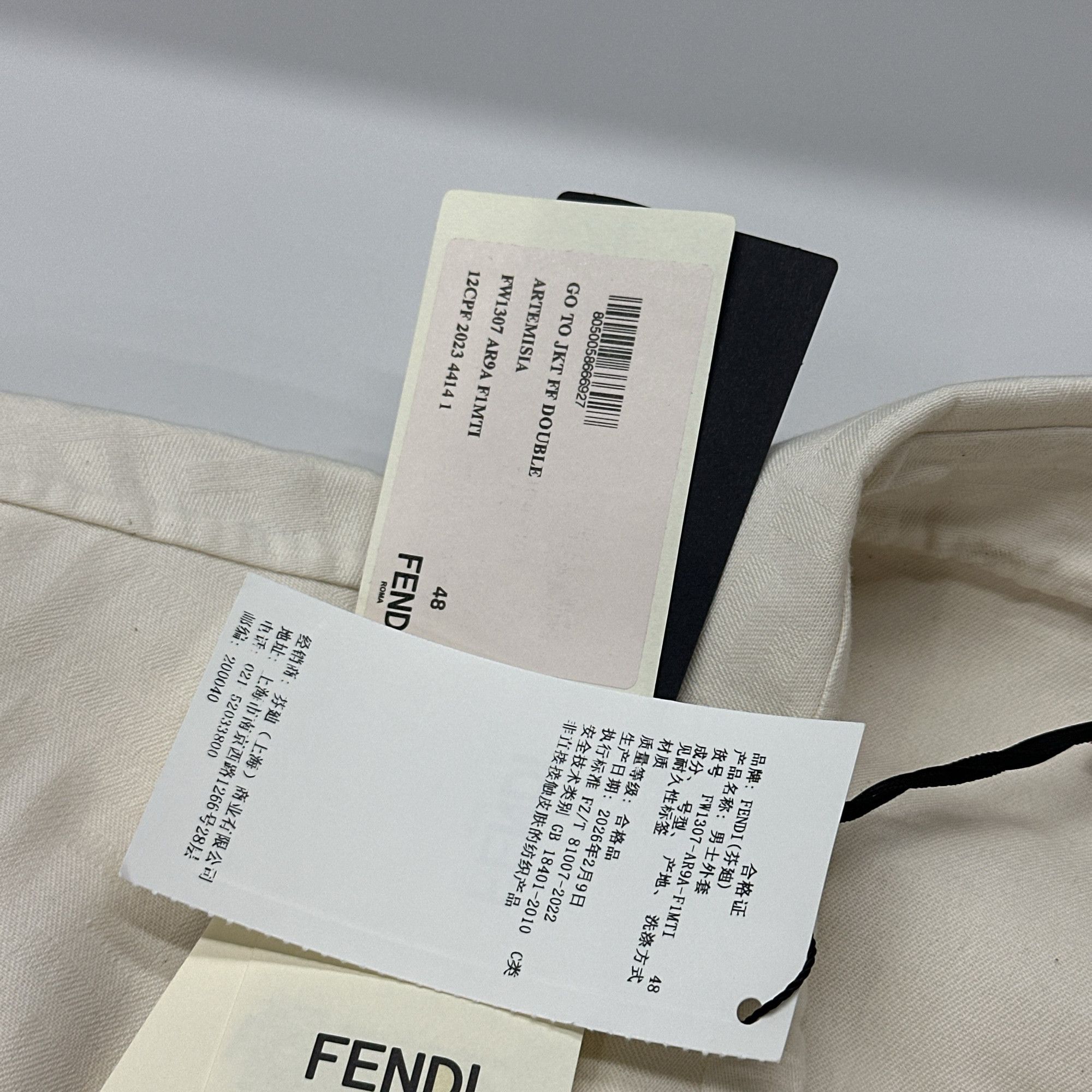 Fendi Fendi Monogram Logo Shirt Jacket Size M Size US M / EU 48-50 / 2 - 5 Thumbnail