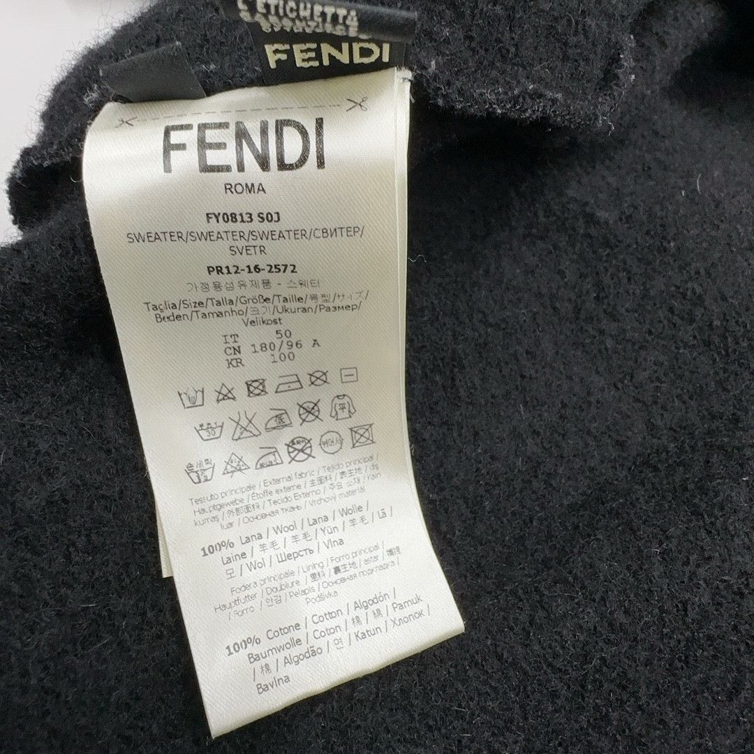 Fendi Fendi Graphic Zip-Up Hoodie Size M Size US M / EU 48-50 / 2 - 4 Thumbnail