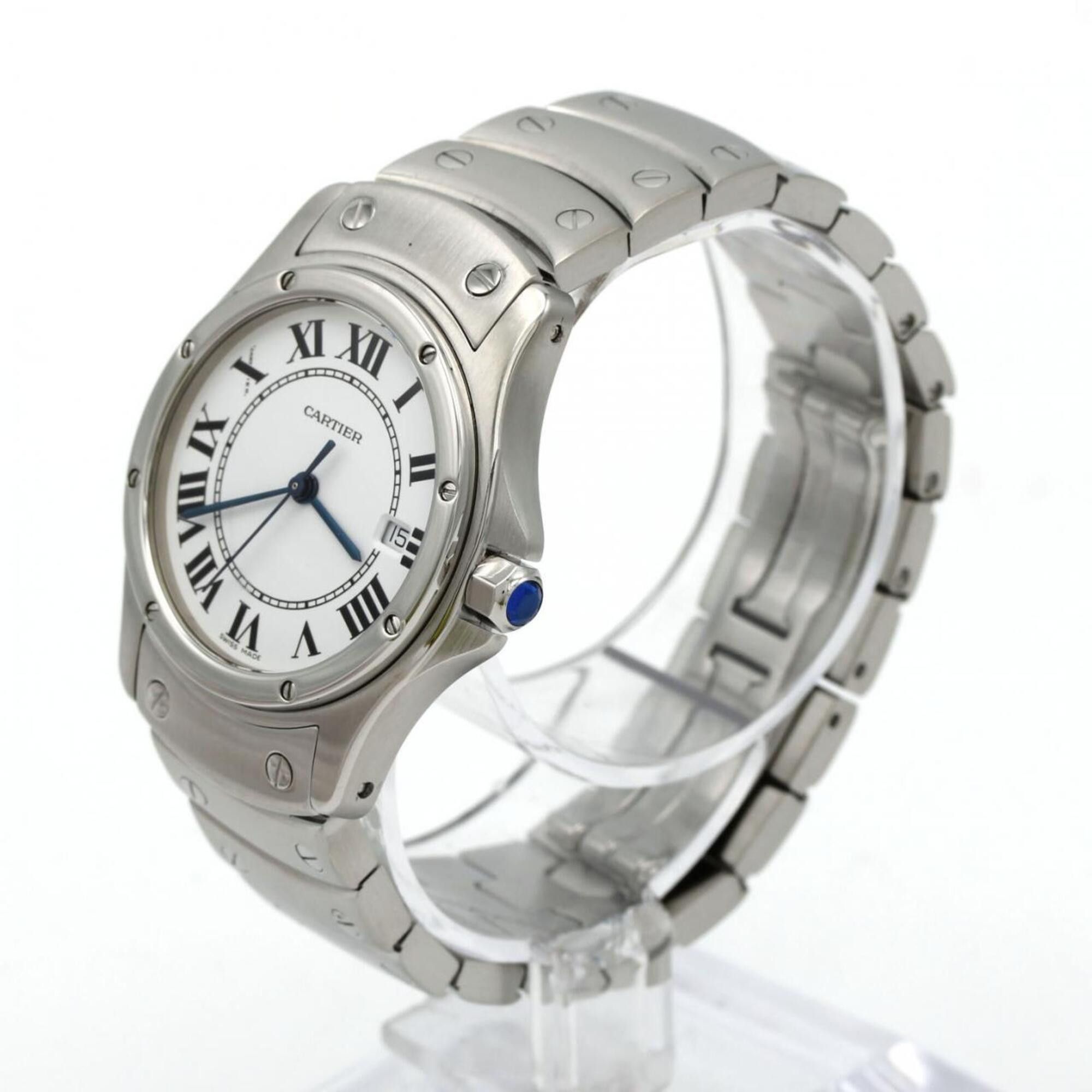 Cartier Cartier Santos Round MM W20027K1 SS Quartz Watch Size ONE SIZE - 2 Thumbnail
