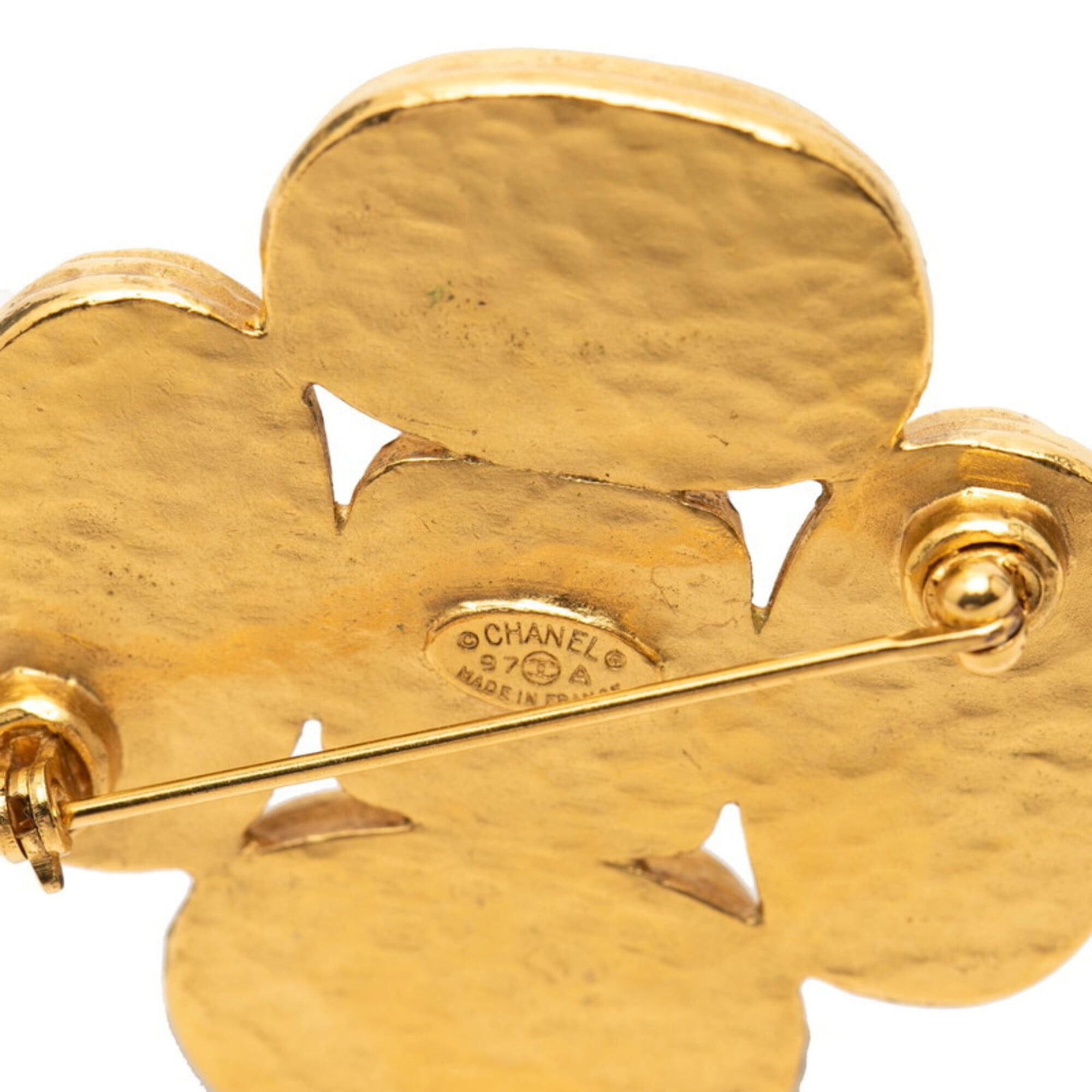 Chanel Chanel Coco Mark Vintage Brooch, 97A Stamp, Gold Plated, Women's CHANEL Size ONE SIZE - 3 Thumbnail