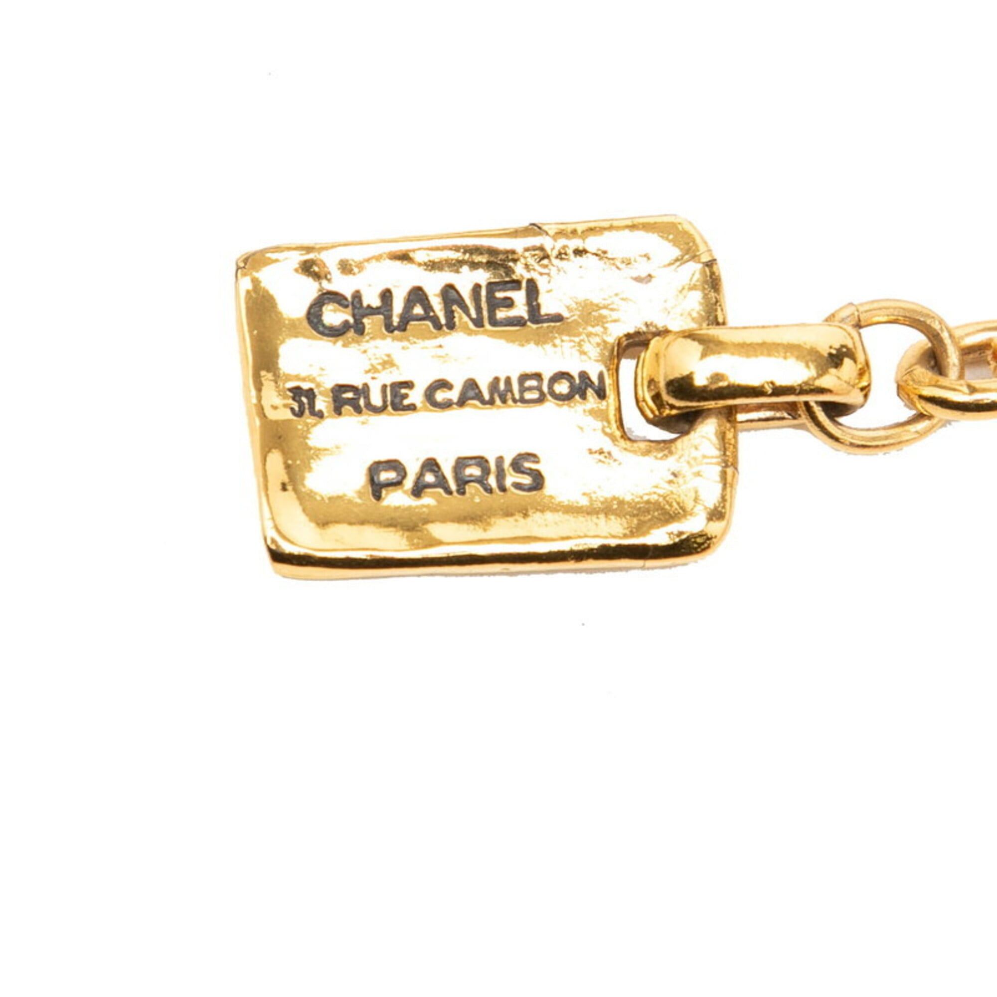 Chanel Chanel 31 RUE CAMBON Logo Plate Chain Belt Gold Plated Women's CHANEL Size ONE SIZE - 3 Thumbnail