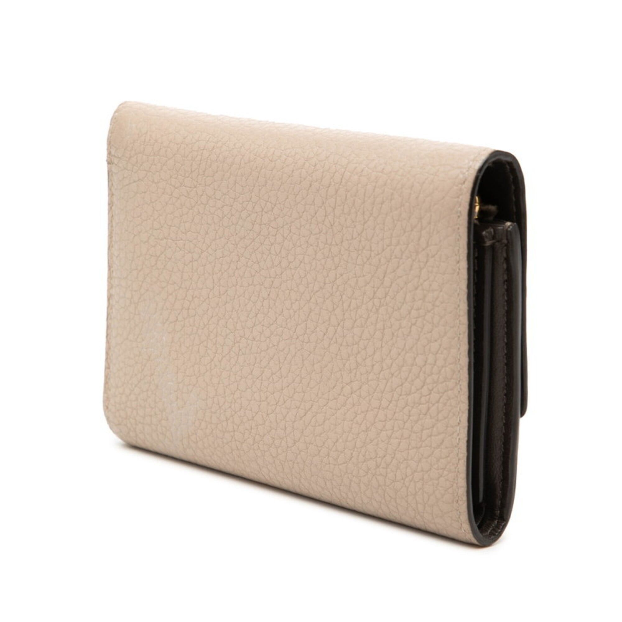 Louis Vuitton Louis Vuitton Portefeuille Capucines Compact Tri-fold Wallet M62159 Galet Beige Taurillon Leather Women's LOUIS VUITTON Size ONE SIZE - 2 Thumbnail