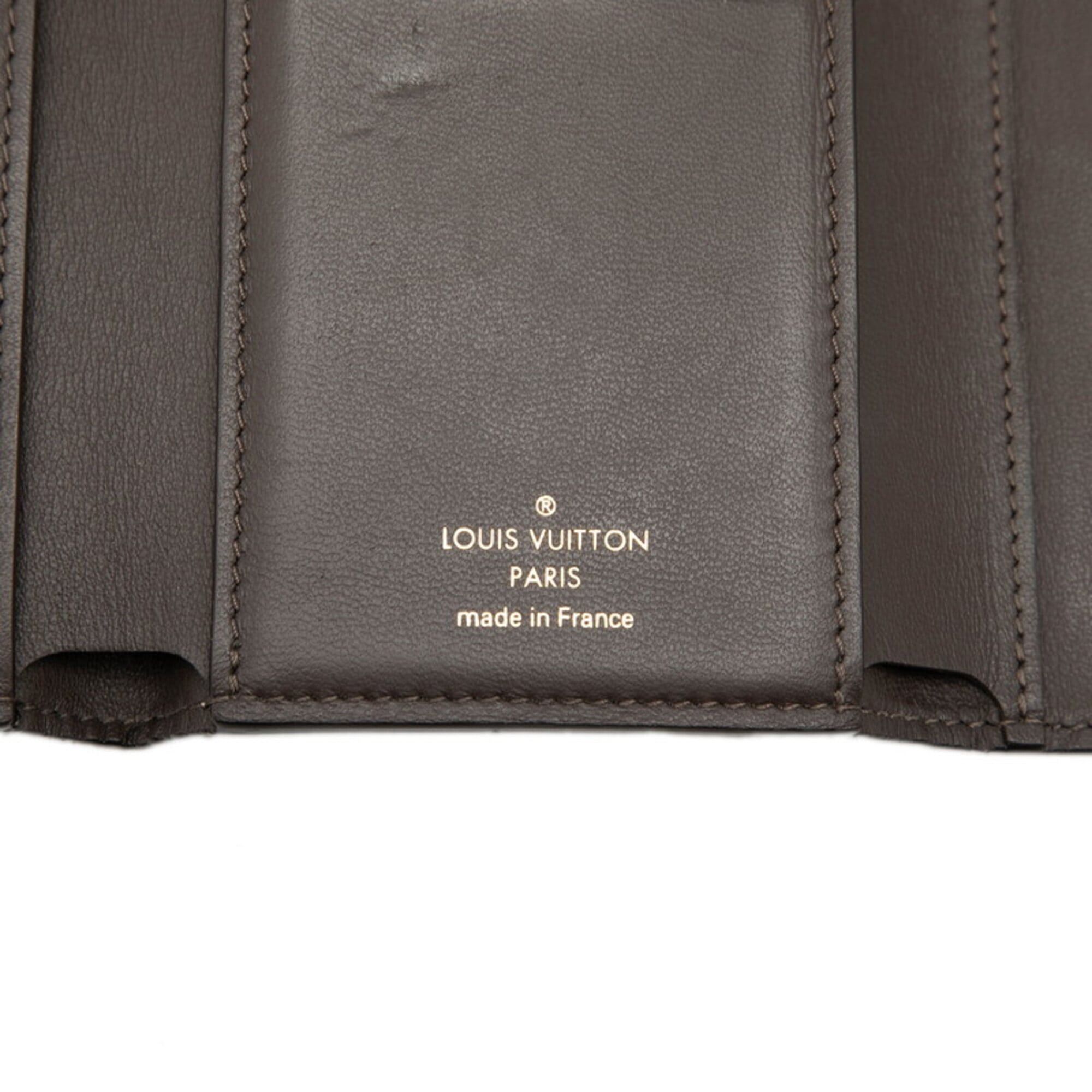 Louis Vuitton Louis Vuitton Portefeuille Capucines Compact Tri-fold Wallet M62159 Galet Beige Taurillon Leather Women's LOUIS VUITTON Size ONE SIZE - 7 Thumbnail