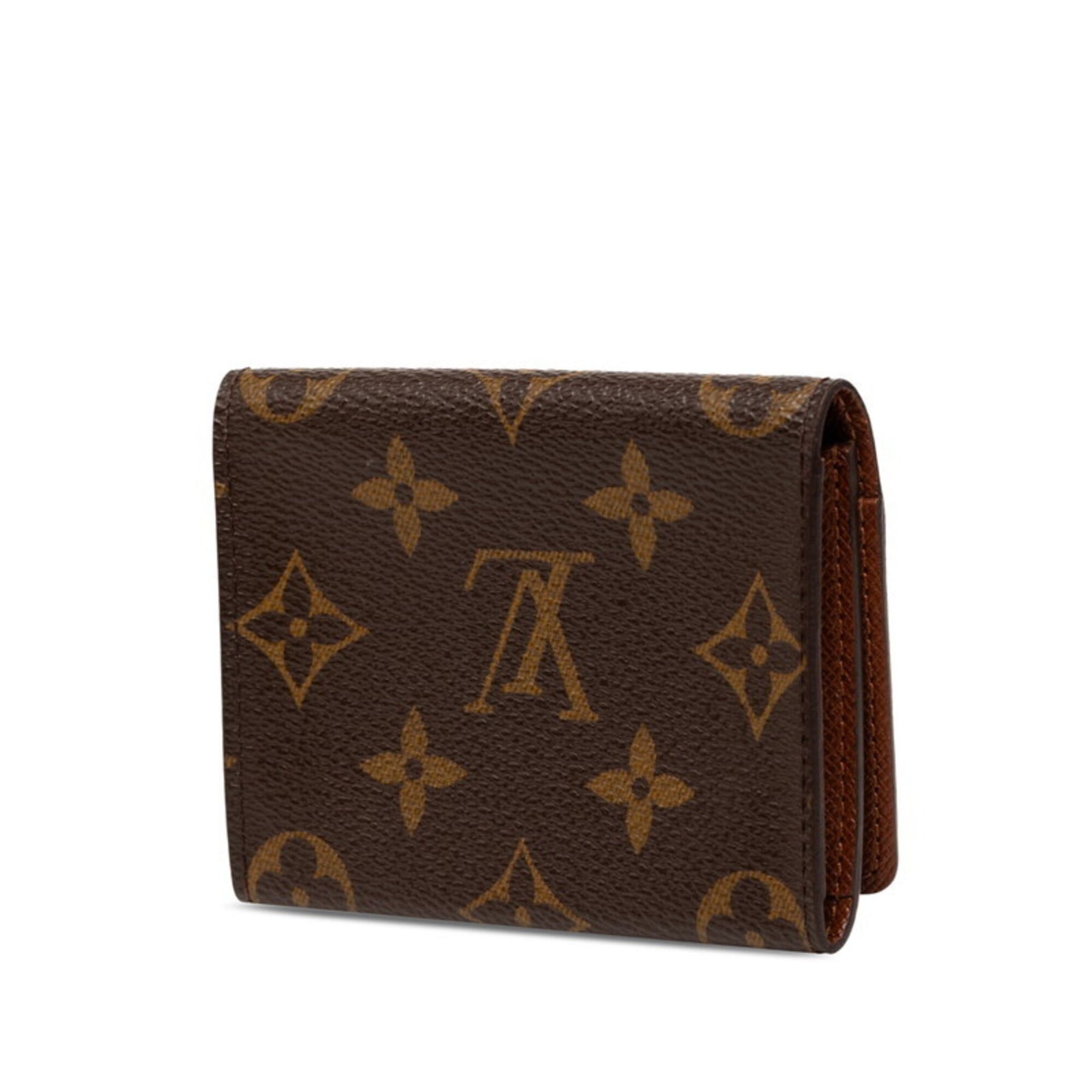 Louis Vuitton Louis Vuitton Monogram Enveloppe Carte de Visite Business Card Holder/Card Case/Pass Case M62920 Brown Leather Women's LOUIS VUITTON Size ONE SIZE - 2 Thumbnail
