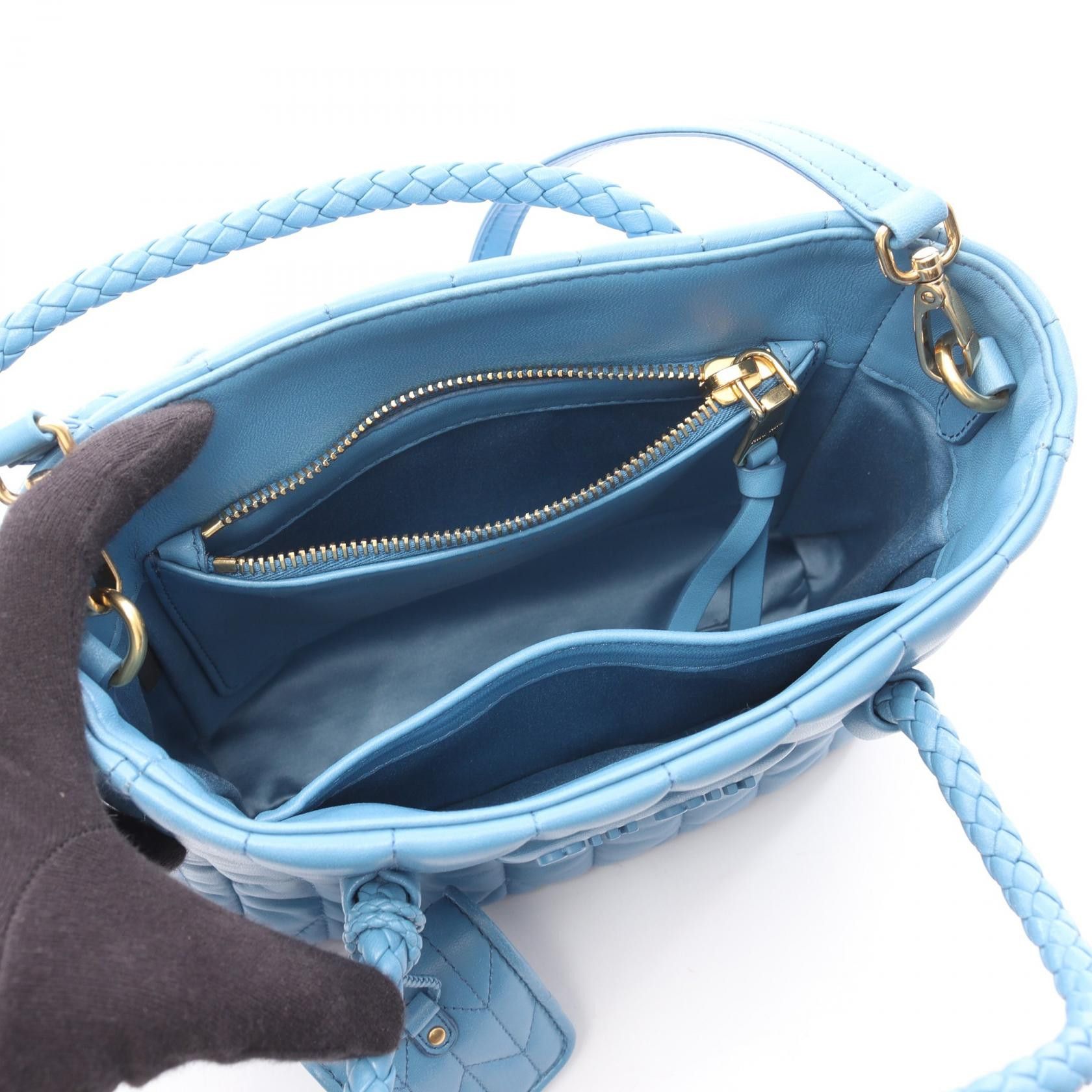 Miu Miu Miu Miu Miu Miu NAPPA TRAPUNTAT leather handbag Leather Handbag 5BA211 DUTY FREE for USA Size ONE SIZE - 3 Thumbnail