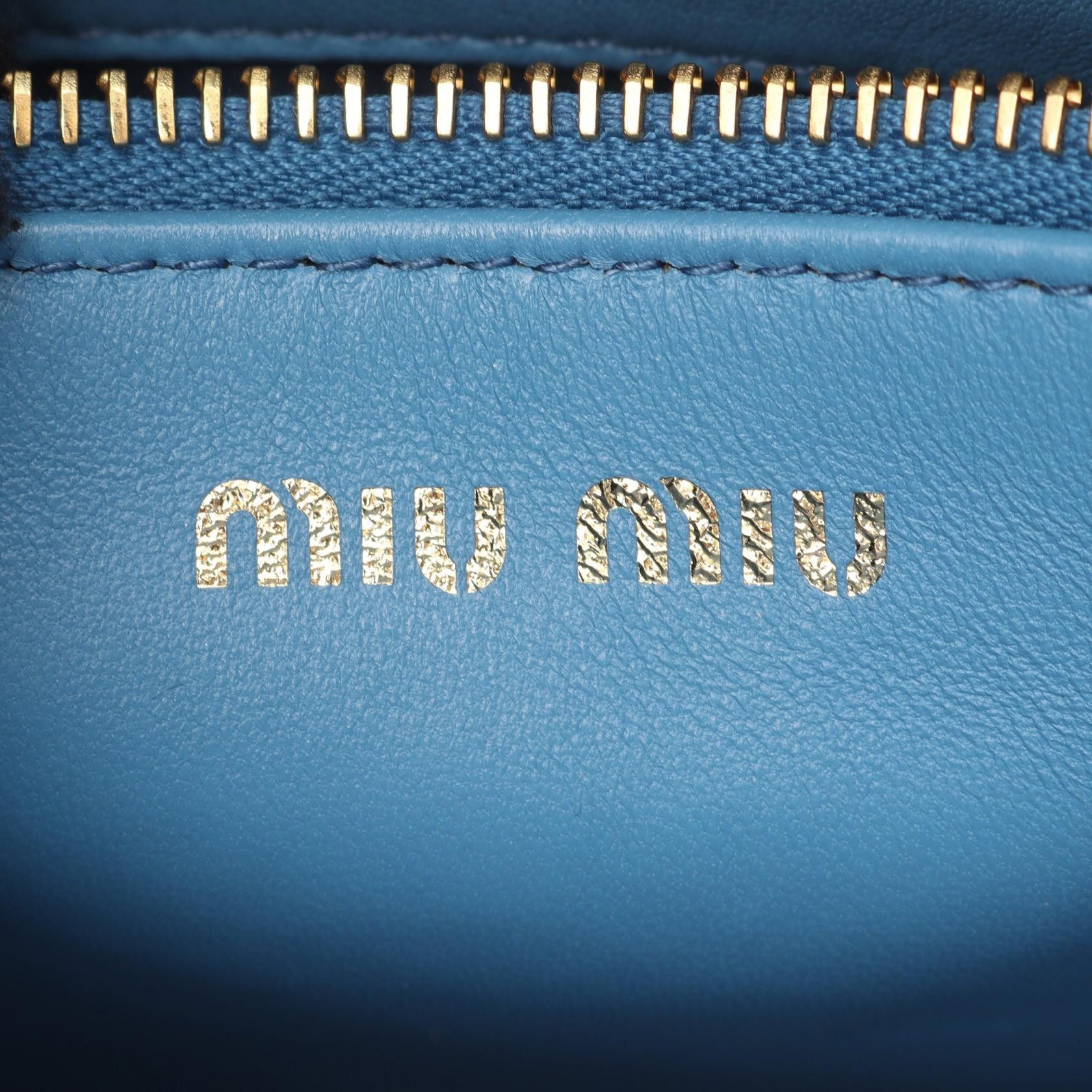 Miu Miu Miu Miu Miu Miu NAPPA TRAPUNTAT leather handbag Leather Handbag 5BA211 DUTY FREE for USA Size ONE SIZE - 4 Thumbnail