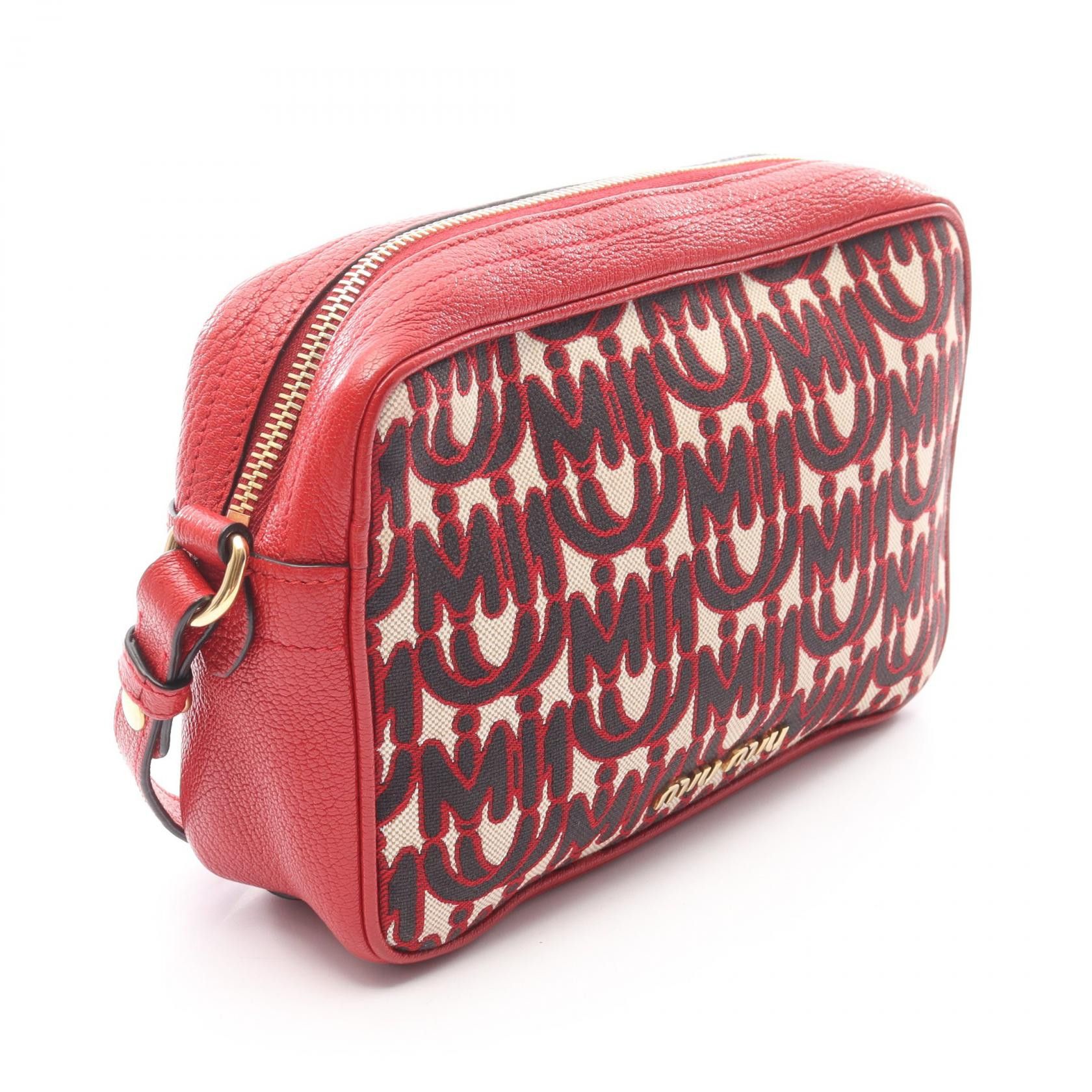 Miu Miu Miu Miu Miu Miu Leather Shoulder Bag Leather Shoulder Bag DUTY FREE for USA Size ONE SIZE - 2 Thumbnail