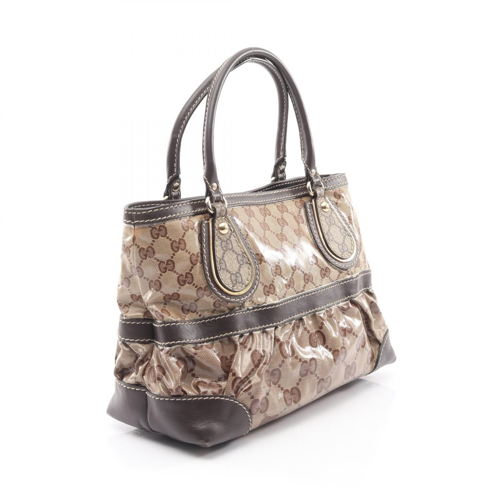 Gucci Gucci Gucci GG Crystal Coated Canvas Tote Bag Plastic / Synthetic Tote Bag 223964 DUTY FREE for USA Size ONE SIZE - 2 Thumbnail