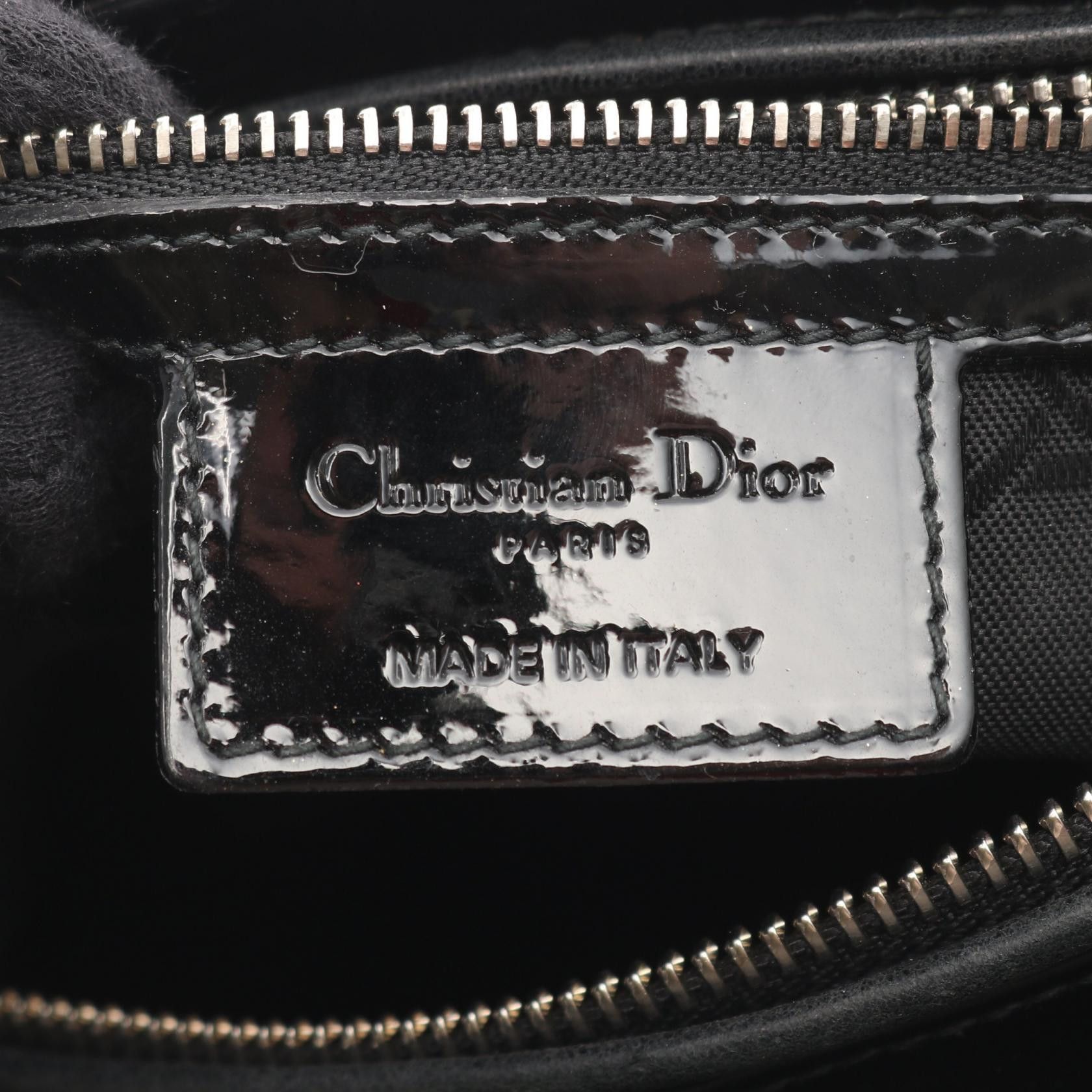 Dior Dior Dior Lady Dior Patent Leather Handbag Leather Handbag M0566OWCB-M900 DUTY FREE for USA Size ONE SIZE - 4 Thumbnail