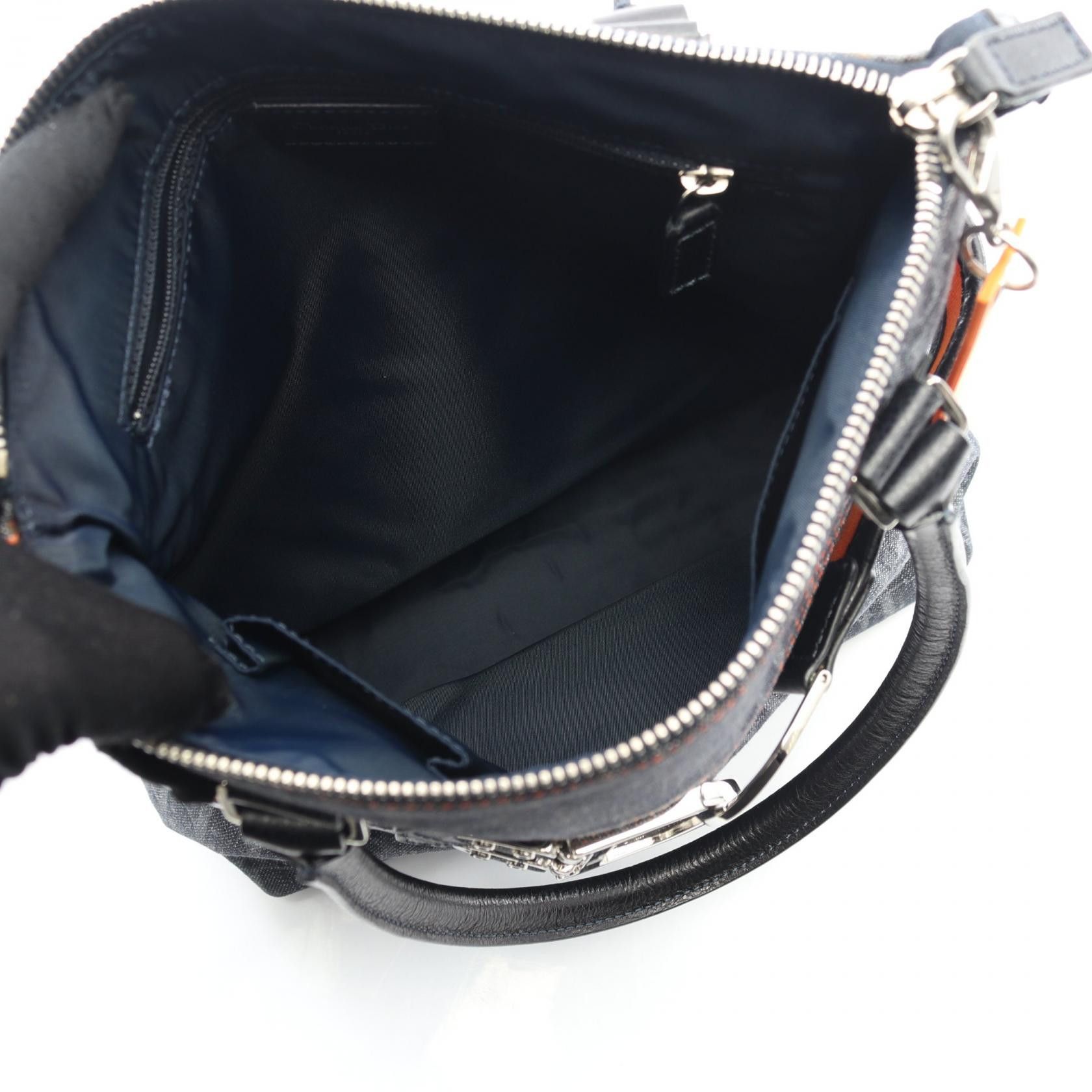 Dior Dior Dior Flight Line Trotter Denim Leather Tote Bag Textile Tote Bag DUTY FREE for USA Size ONE SIZE - 3 Thumbnail
