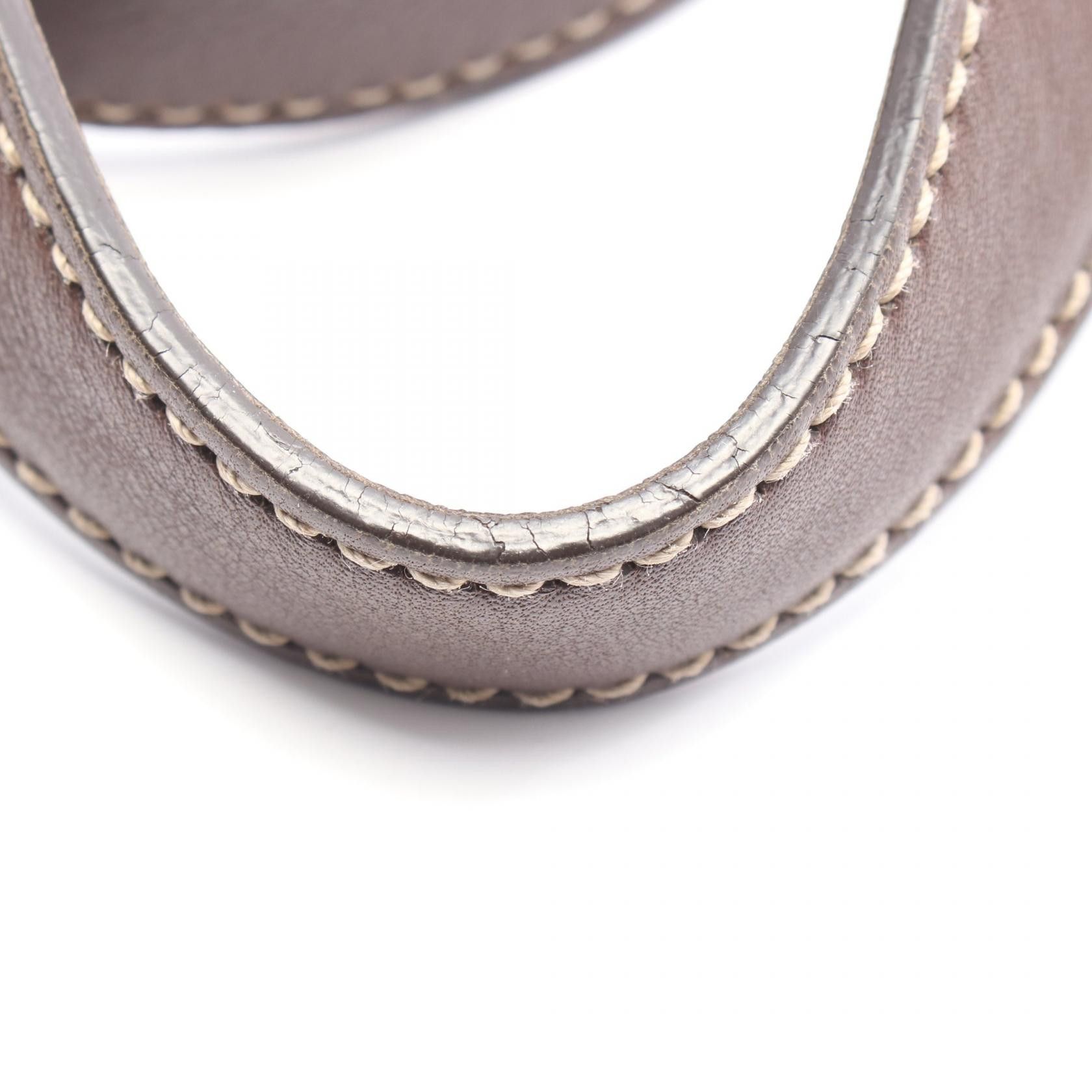Gucci Gucci Gucci Bamboo Horsebit Canvas Leather Handbag Leather Handbag 248271 DUTY FREE for USA Size ONE SIZE - 7 Thumbnail