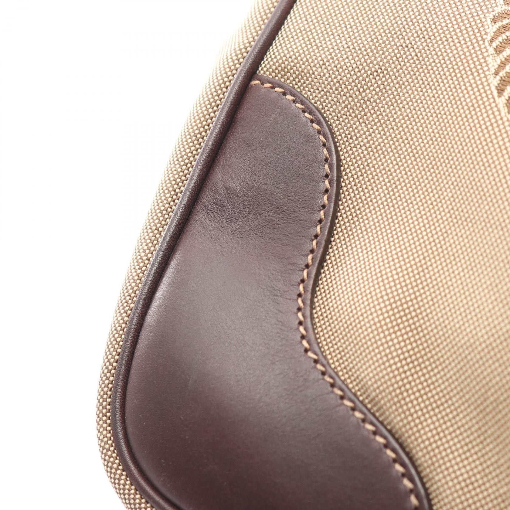 Prada Prada PRADA Canvas Leather Handbag Leather Handbag DUTY FREE for USA Size ONE SIZE - 7 Thumbnail