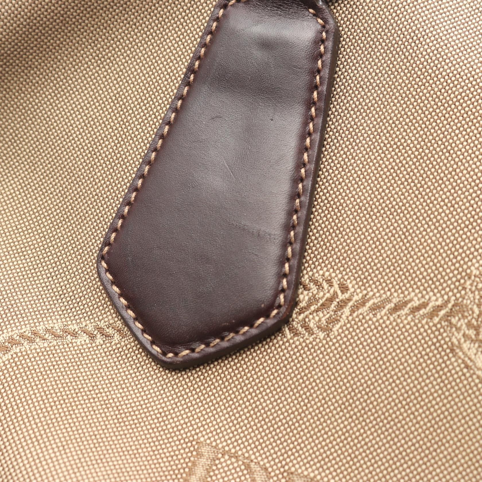 Prada Prada PRADA Canvas Leather Handbag Leather Handbag DUTY FREE for USA Size ONE SIZE - 6 Thumbnail