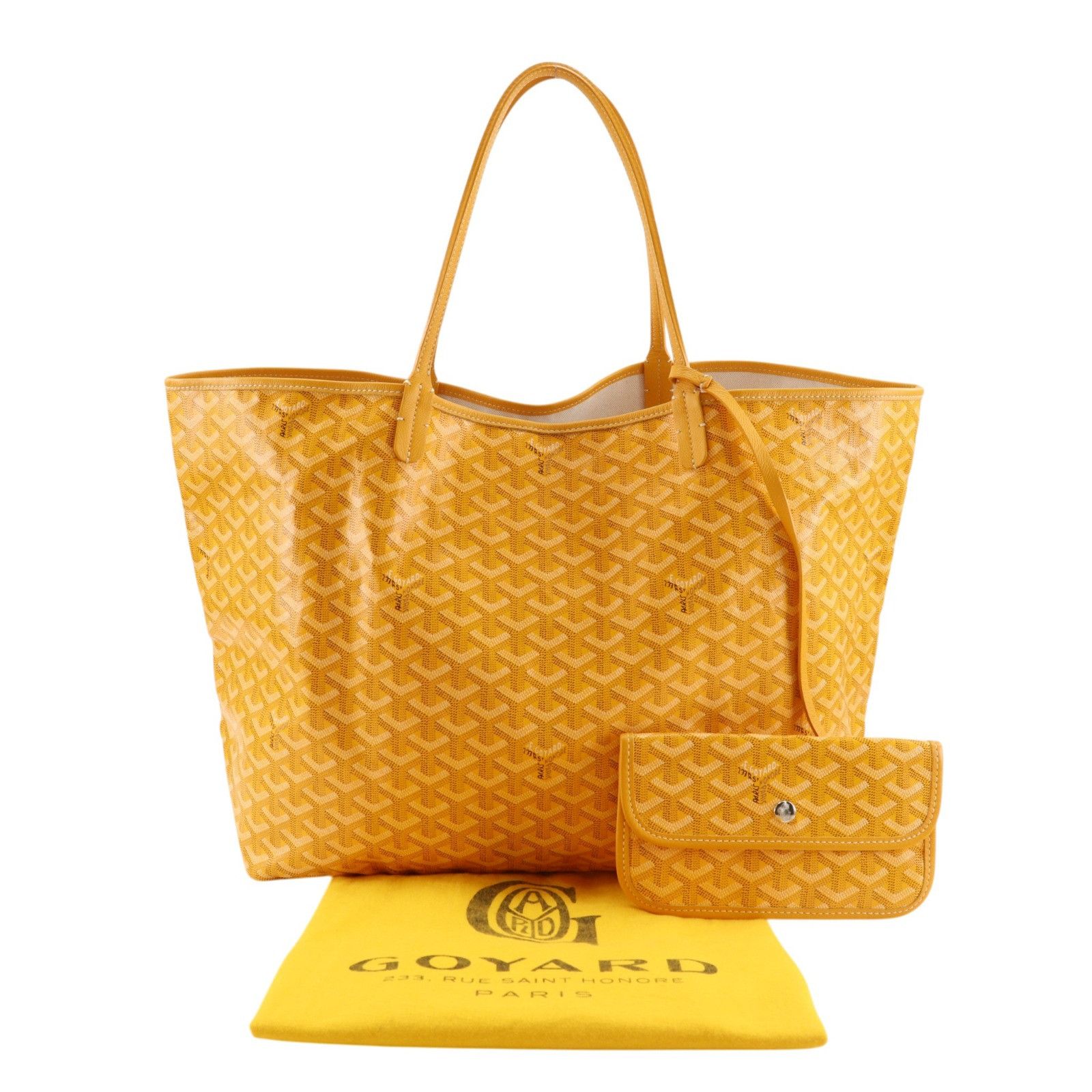 Goyard Goyard Goyard Saint Louis PVC Coated Canvas Tote Bag Plastic / Synthetic Tote Bag DUTY FREE for USA Size ONE SIZE - 16 Thumbnail