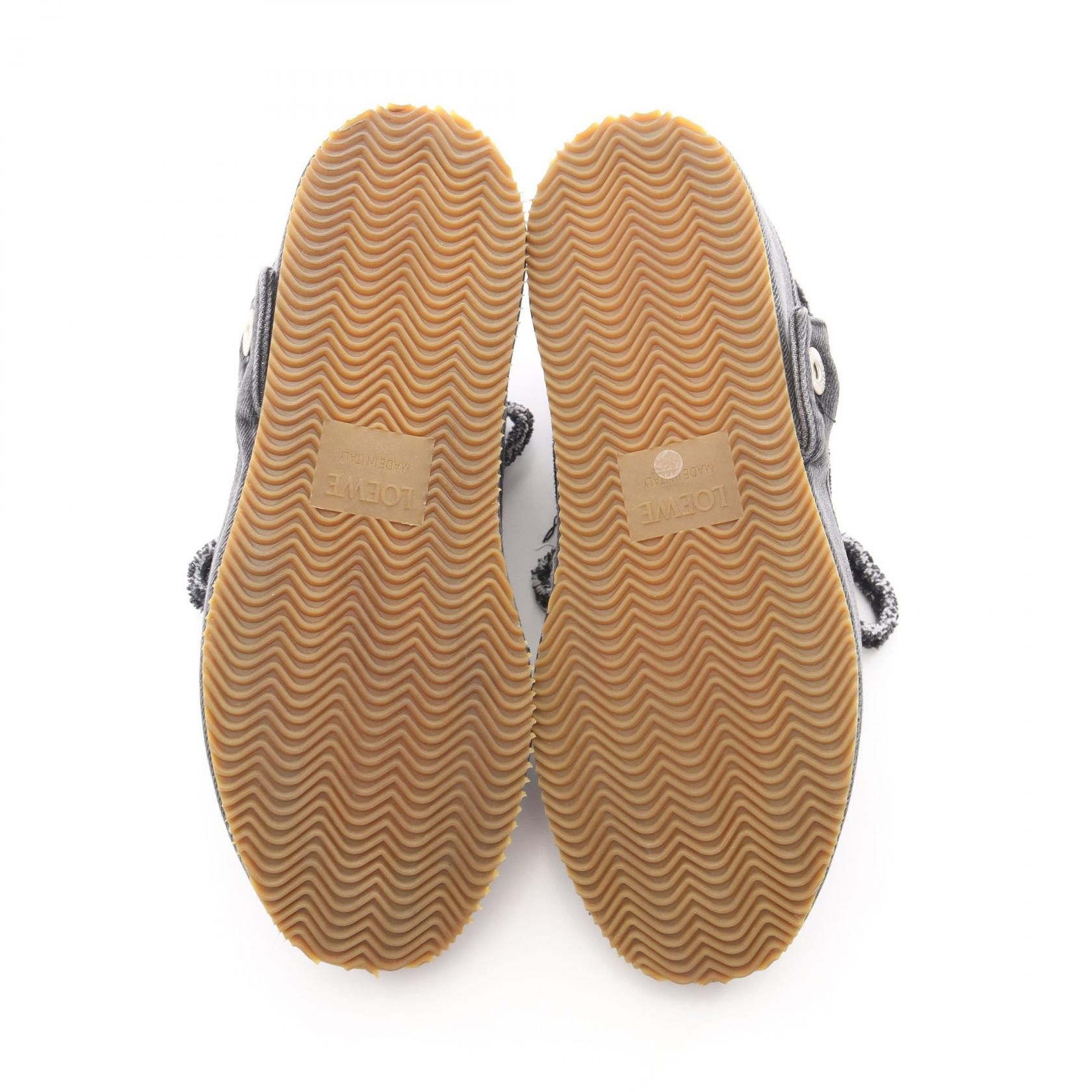 Loewe Loewe Loewe Deconstructed Denim Sneakers Textile Shoes DUTY FREE for USA Size ONE SIZE - 4 Thumbnail