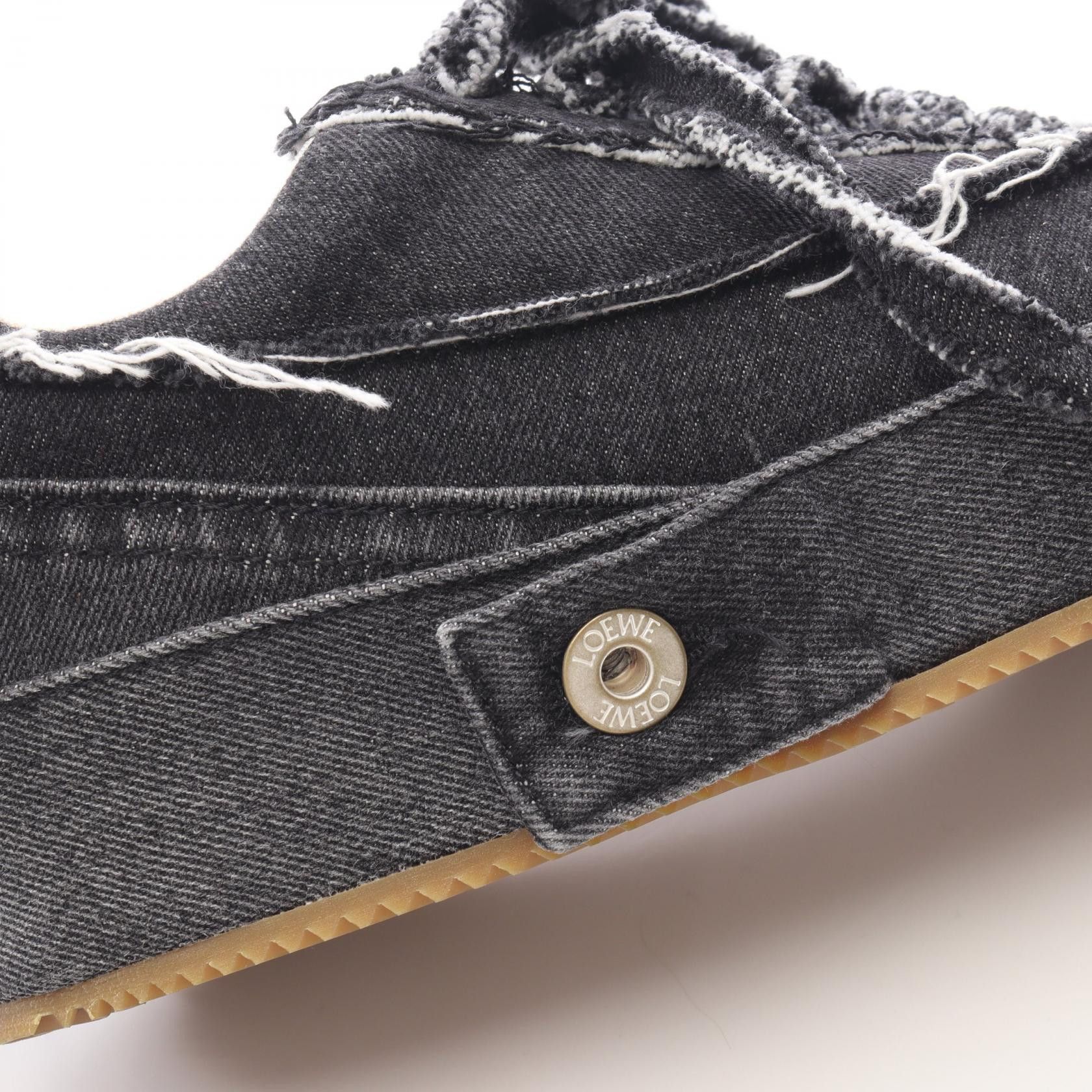 Loewe Loewe Loewe Deconstructed Denim Sneakers Textile Shoes DUTY FREE for USA Size ONE SIZE - 8 Thumbnail