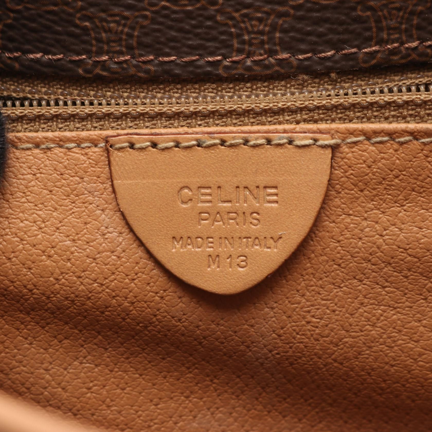 Celine Celine CELINE Macadam Coated Canvas Leather Shoulder Bag Plastic / Synthetic Shoulder Bag DUTY FREE for USA Size ONE SIZE - 4 Thumbnail