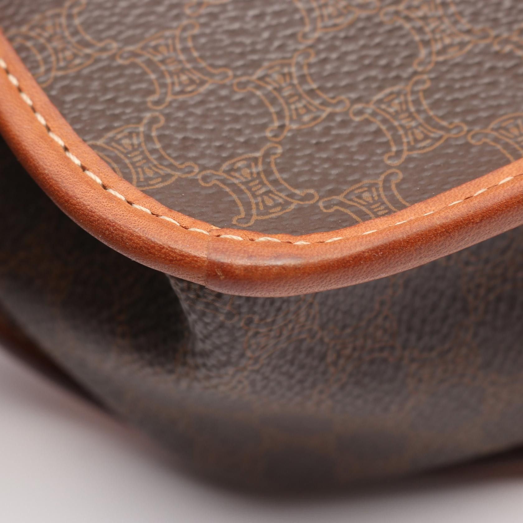 Celine Celine CELINE Macadam Coated Canvas Leather Shoulder Bag Plastic / Synthetic Shoulder Bag DUTY FREE for USA Size ONE SIZE - 8 Thumbnail