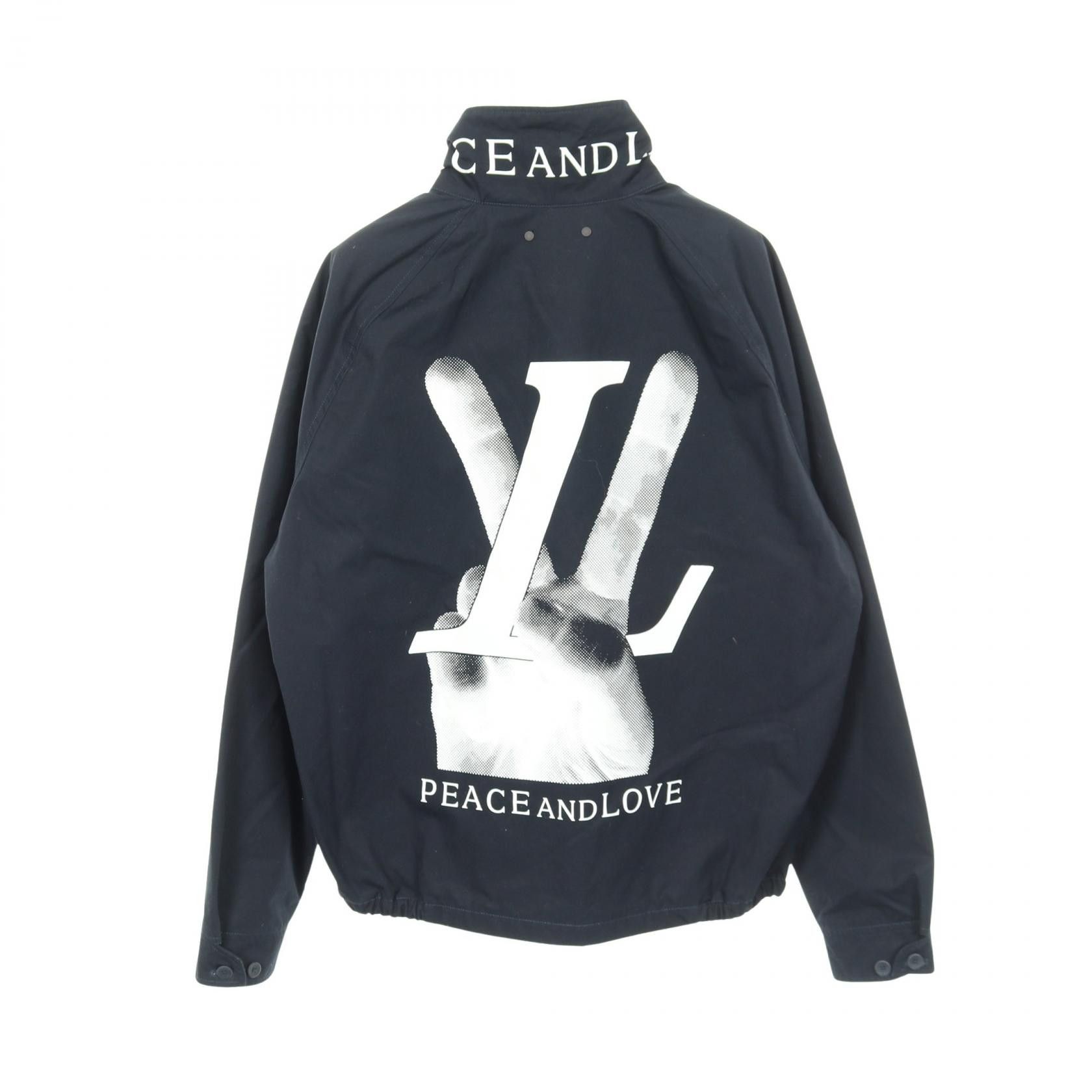 Louis Vuitton Louis Vuitton Louis Vuitton PEACE AND LOVE Cotton Jacket Textile Outerwear DUTY FREE for USA Size ONE SIZE - 2 Thumbnail