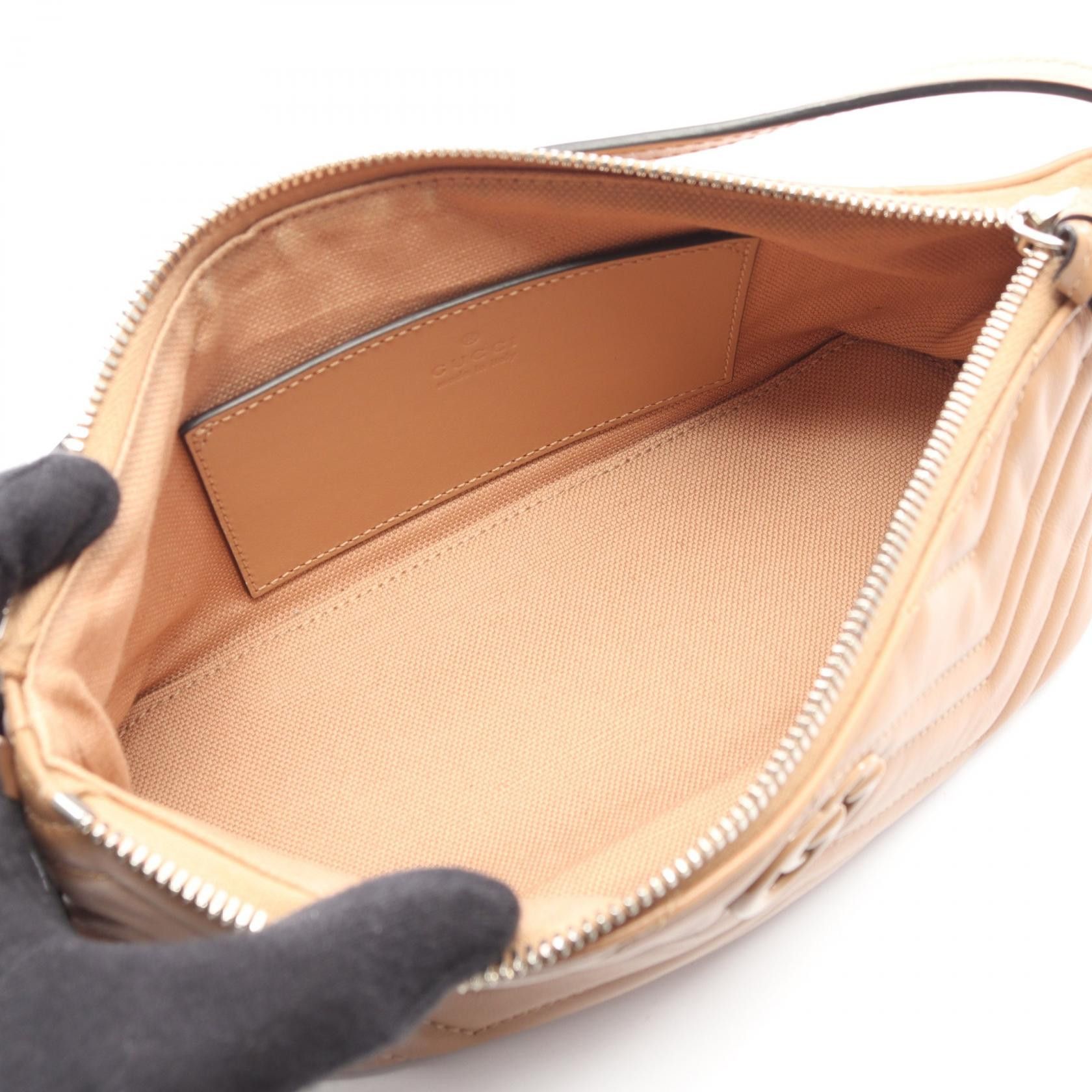 Gucci Gucci Gucci GG Marmont Leather Handbag Leather Handbag 739166 DUTY FREE for USA Size ONE SIZE - 3 Thumbnail