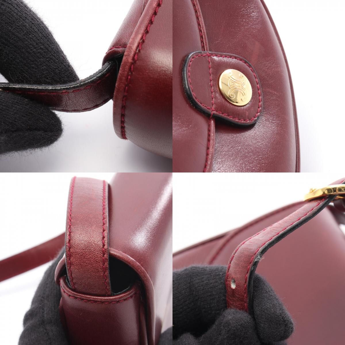 Celine Celine CELINE Triomphe Leather Shoulder Bag Leather Shoulder Bag DUTY FREE for USA Size ONE SIZE - 10 Thumbnail