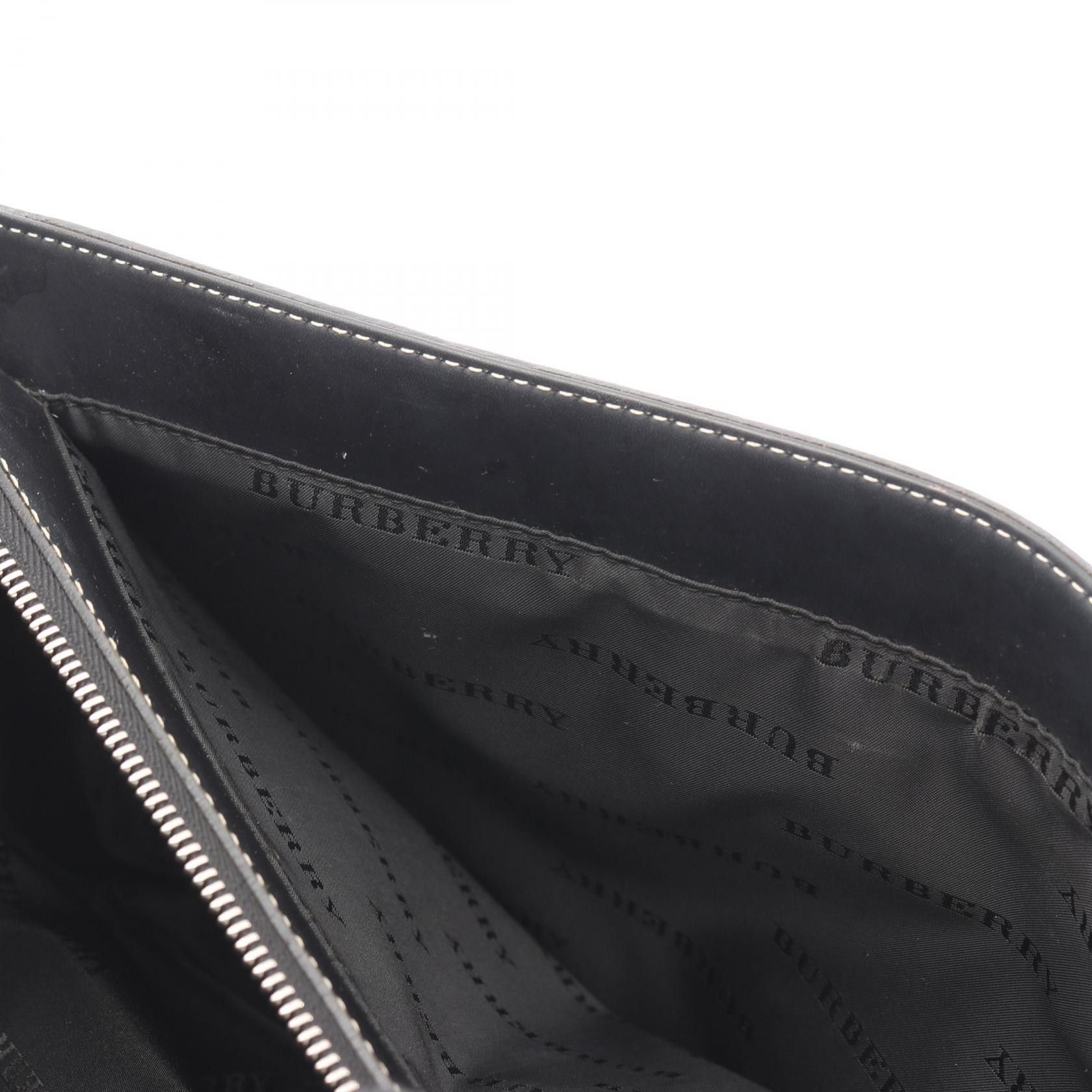 Burberry Burberry Burberry Canvas Leather Handbag Leather Handbag DUTY FREE for USA Size ONE SIZE - 8 Thumbnail