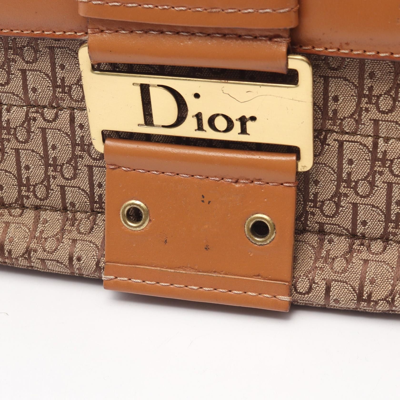 Dior Dior Dior Street Chic Trotter Canvas Leather Shoulder Bag Leather Shoulder Bag DUTY FREE for USA Size ONE SIZE - 5 Thumbnail