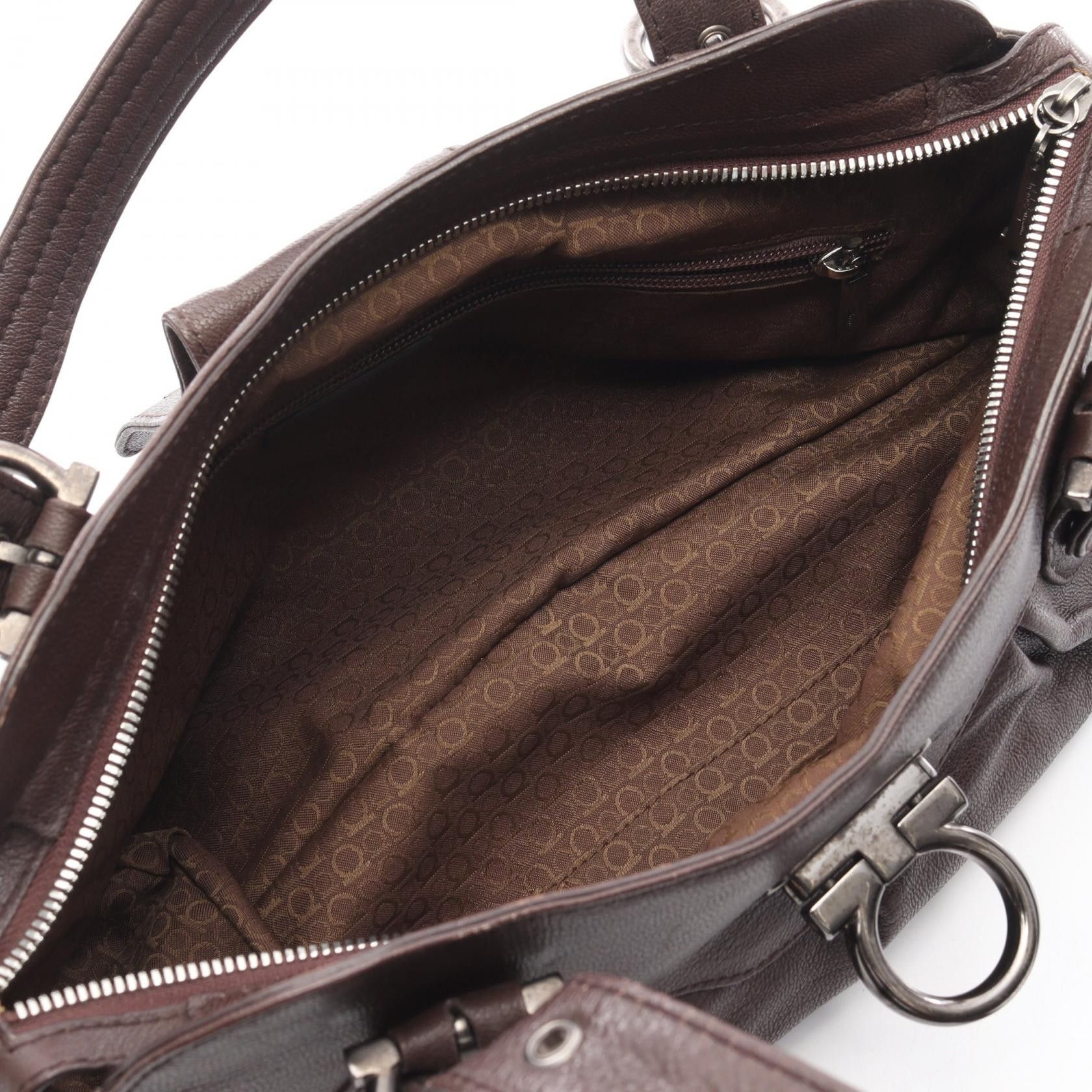 Salvatore Ferragamo Salvatore Ferragamo Salvatore Ferragamo Leather Handbag Leather Handbag DUTY FREE for USA Size ONE SIZE - 3 Thumbnail
