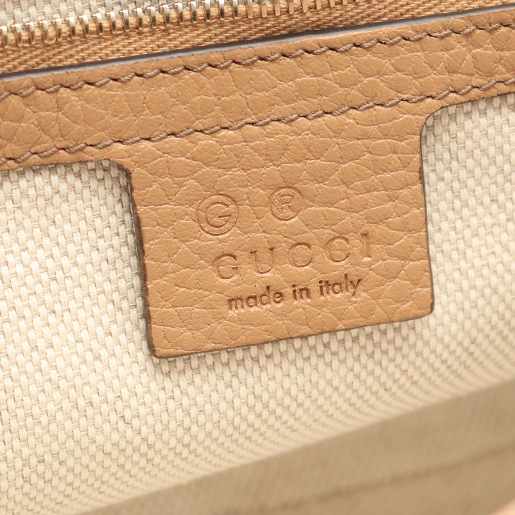 Gucci Gucci Gucci Soho Interlocking G Leather Shoulder Bag Leather Shoulder Bag 536224 DUTY FREE for USA Size ONE SIZE - 4 Thumbnail