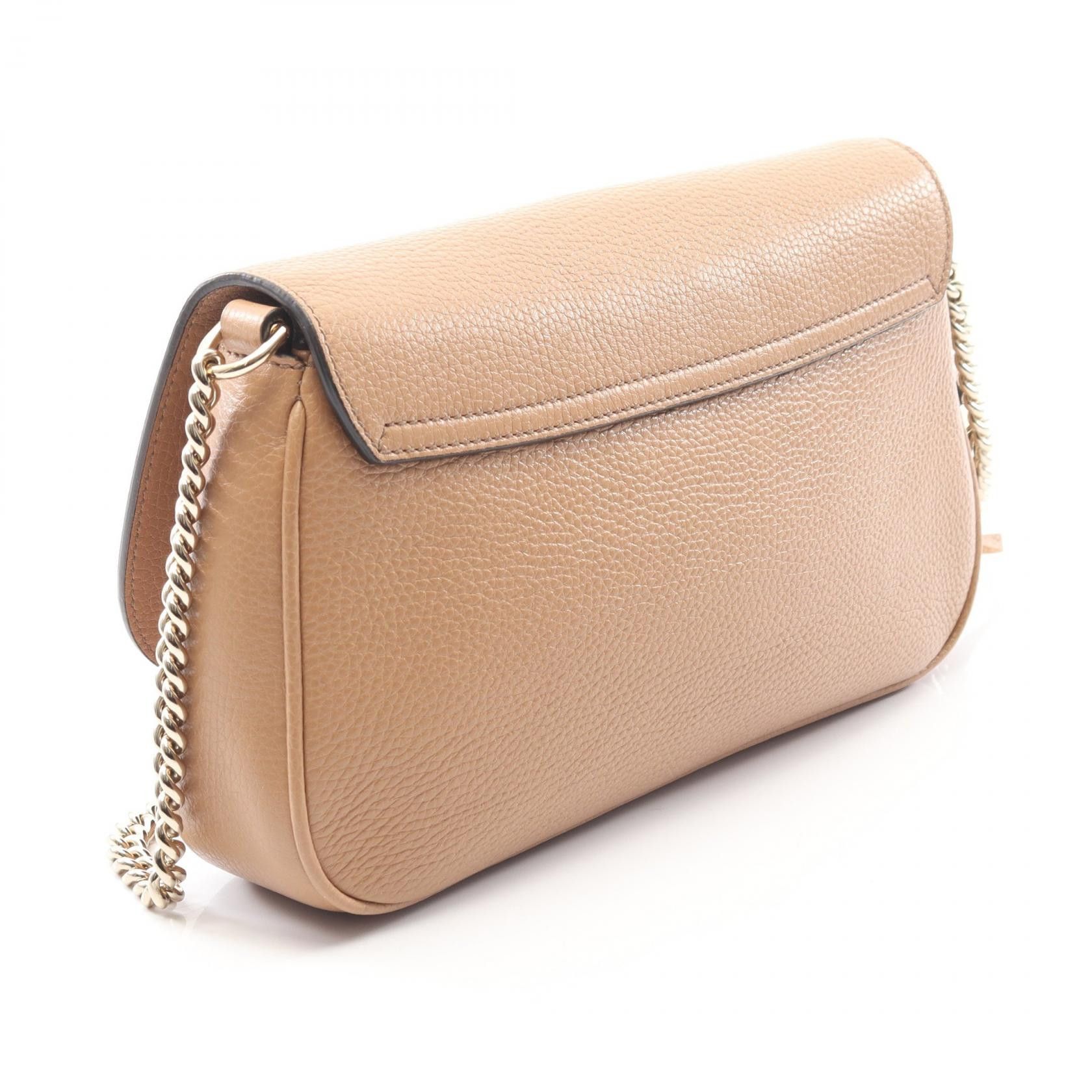 Gucci Gucci Gucci Soho Interlocking G Leather Shoulder Bag Leather Shoulder Bag 536224 DUTY FREE for USA Size ONE SIZE - 2 Thumbnail