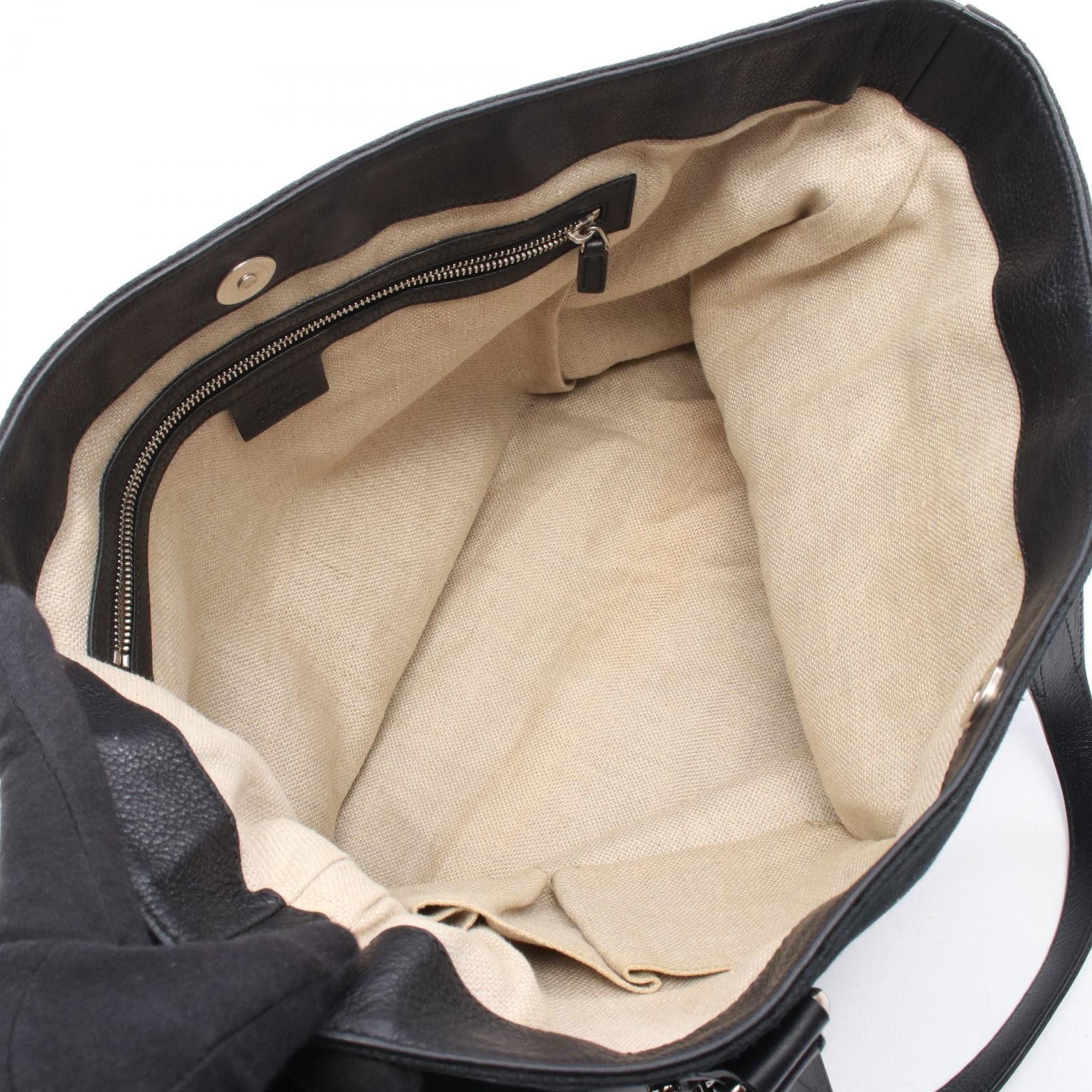 Gucci Gucci Gucci Icon Bit Guccissima Canvas Tote Bag Textile Tote Bag 229852 DUTY FREE for USA Size ONE SIZE - 3 Thumbnail