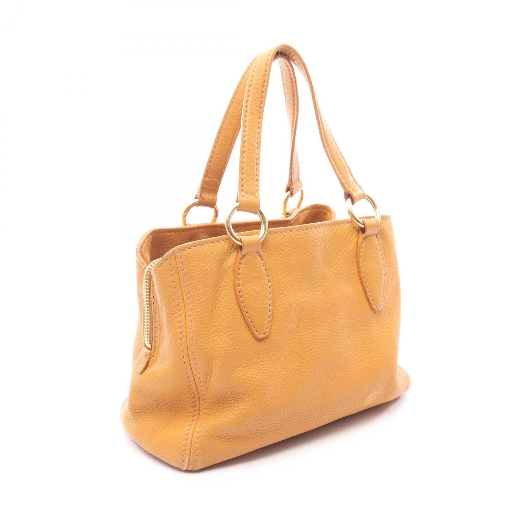 Miu Miu Miu Miu Miu Miu VITELLO CARIBU Leather Handbag Leather Handbag DUTY FREE for USA Size ONE SIZE - 2 Thumbnail
