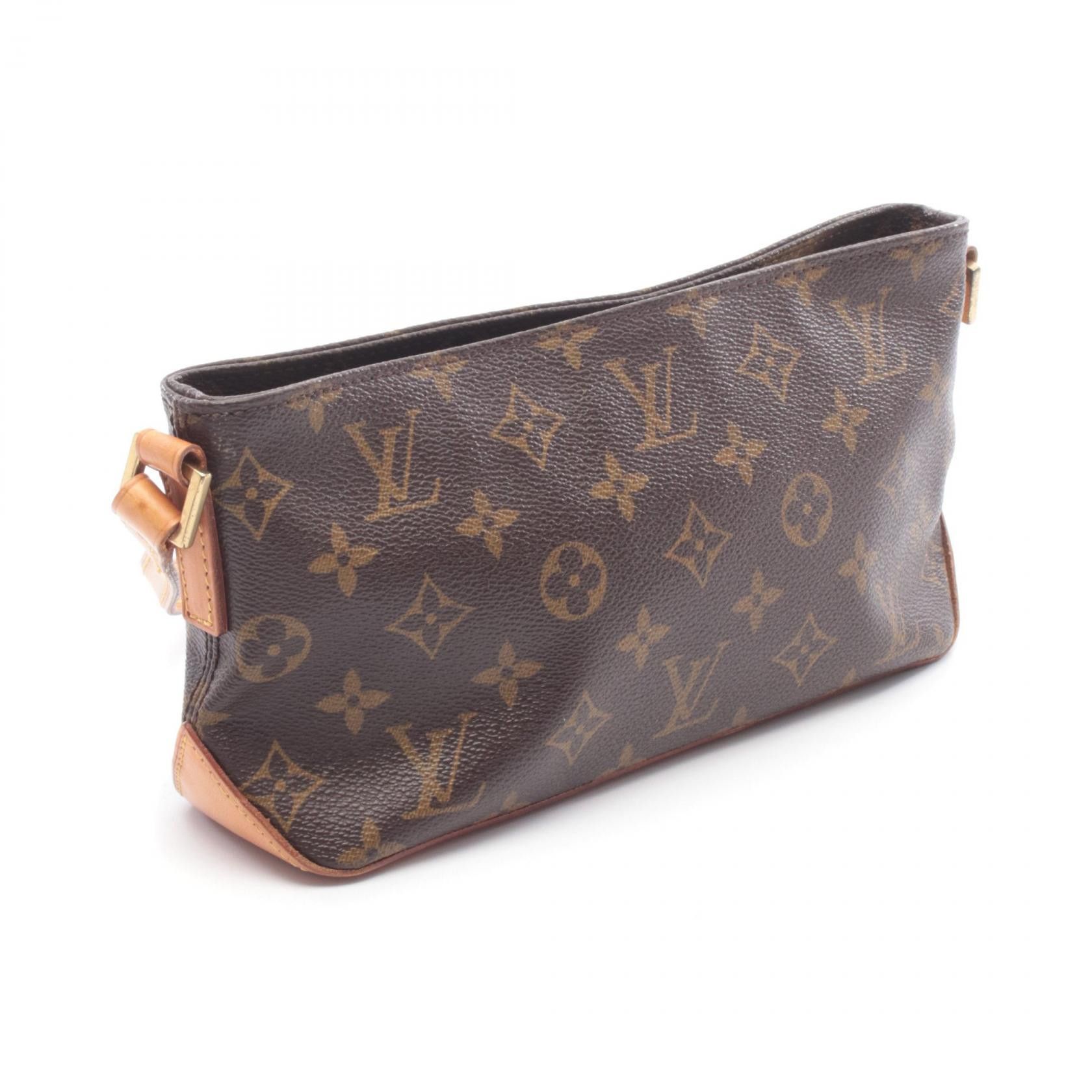 Louis Vuitton Louis Vuitton Louis Vuitton Trotter Monogram Coated Canvas Shoulder Bag Textile Shoulder Bag M51240 DUTY FREE for USA Size ONE SIZE - 2 Thumbnail
