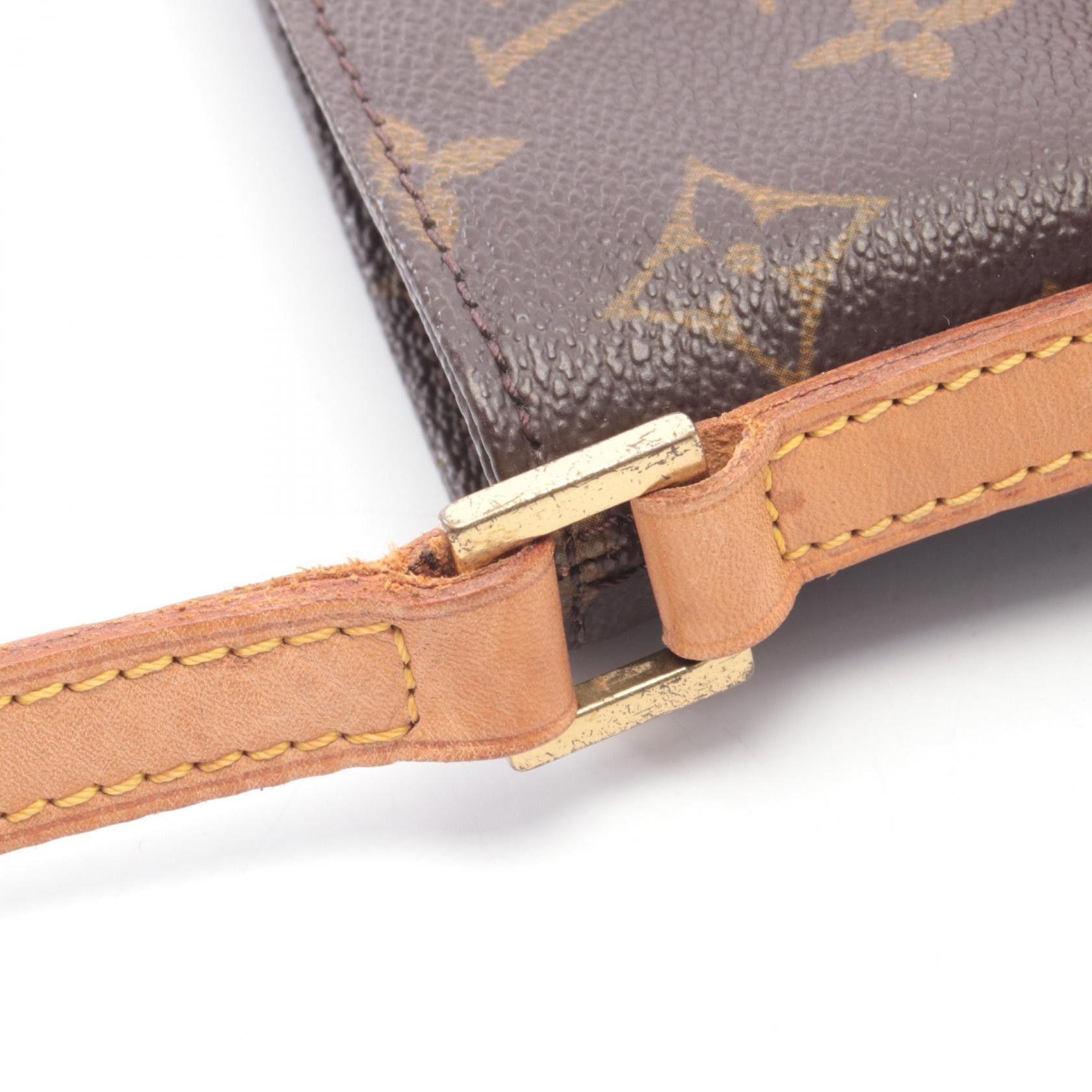 Louis Vuitton Louis Vuitton Louis Vuitton Trotter Monogram Coated Canvas Shoulder Bag Textile Shoulder Bag M51240 DUTY FREE for USA Size ONE SIZE - 7 Thumbnail