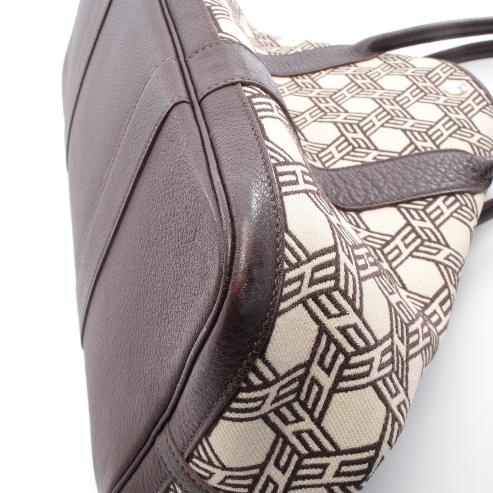 Hermes Hermes Hermes Garden Party PM Leather Canvas Tote Bag Leather Tote Bag K DUTY FREE for USA Size ONE SIZE - 6 Thumbnail