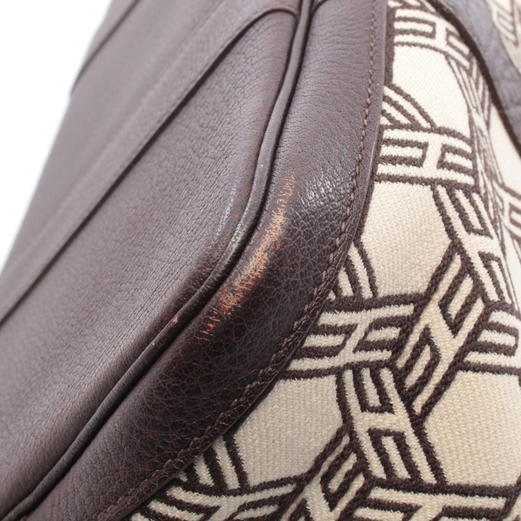 Hermes Hermes Hermes Garden Party PM Leather Canvas Tote Bag Leather Tote Bag K DUTY FREE for USA Size ONE SIZE - 8 Thumbnail