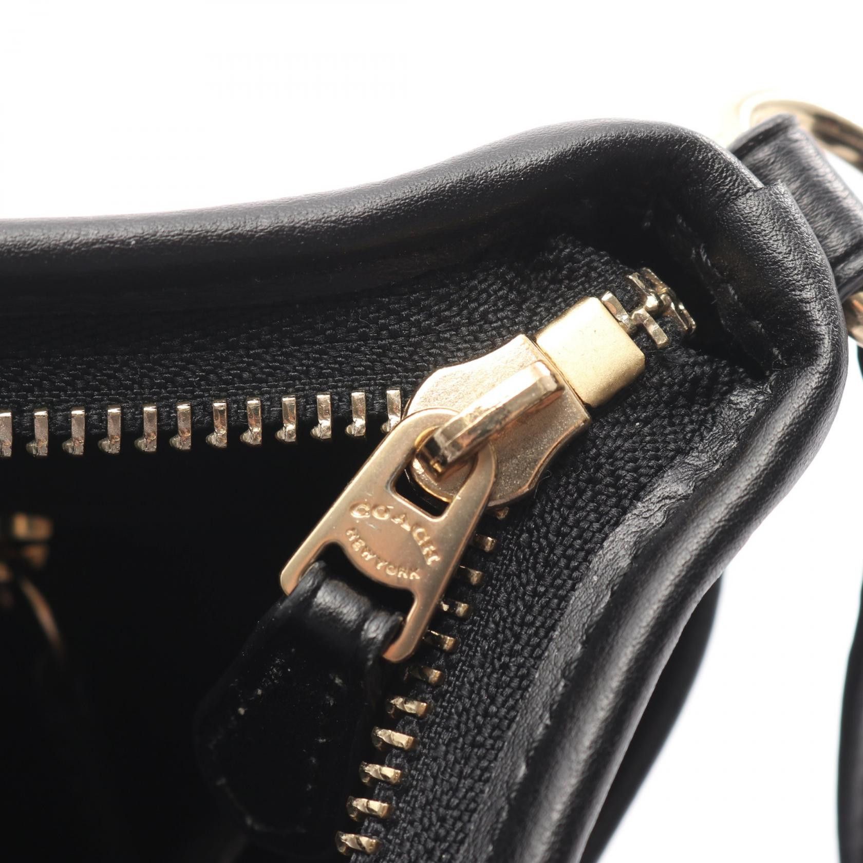 Coach Coach COACH Signature PVC Coated Canvas Leather Shoulder Bag Textile Shoulder Bag F58297 DUTY FREE for USA Size ONE SIZE - 5 Thumbnail