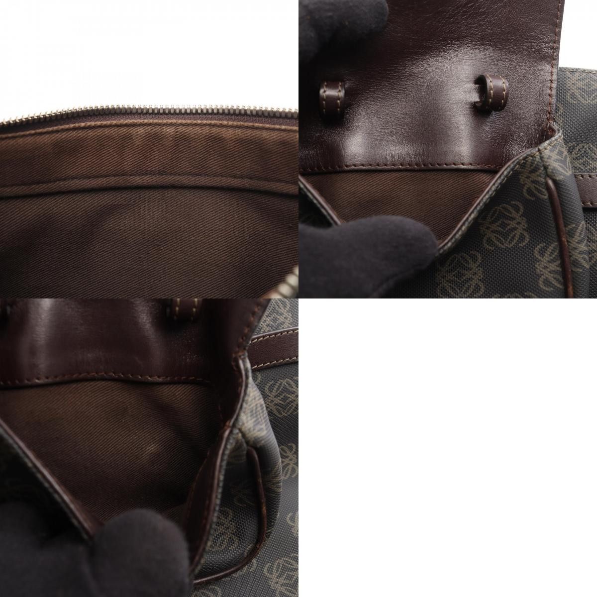 Loewe Loewe Loewe Anagram Coated Canvas Leather Shoulder Bag Plastic / Synthetic Shoulder Bag DUTY FREE for USA Size ONE SIZE - 10 Thumbnail