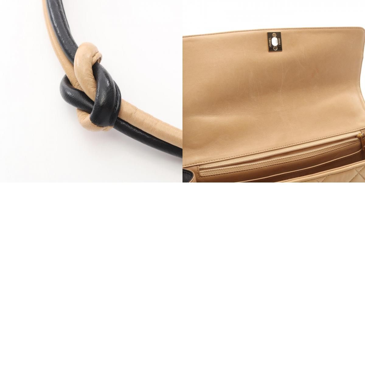 Chanel Chanel Chanel Matelasse Lambskin Shoulder Bag Leather Shoulder Bag DUTY FREE for USA Size ONE SIZE - 10 Thumbnail